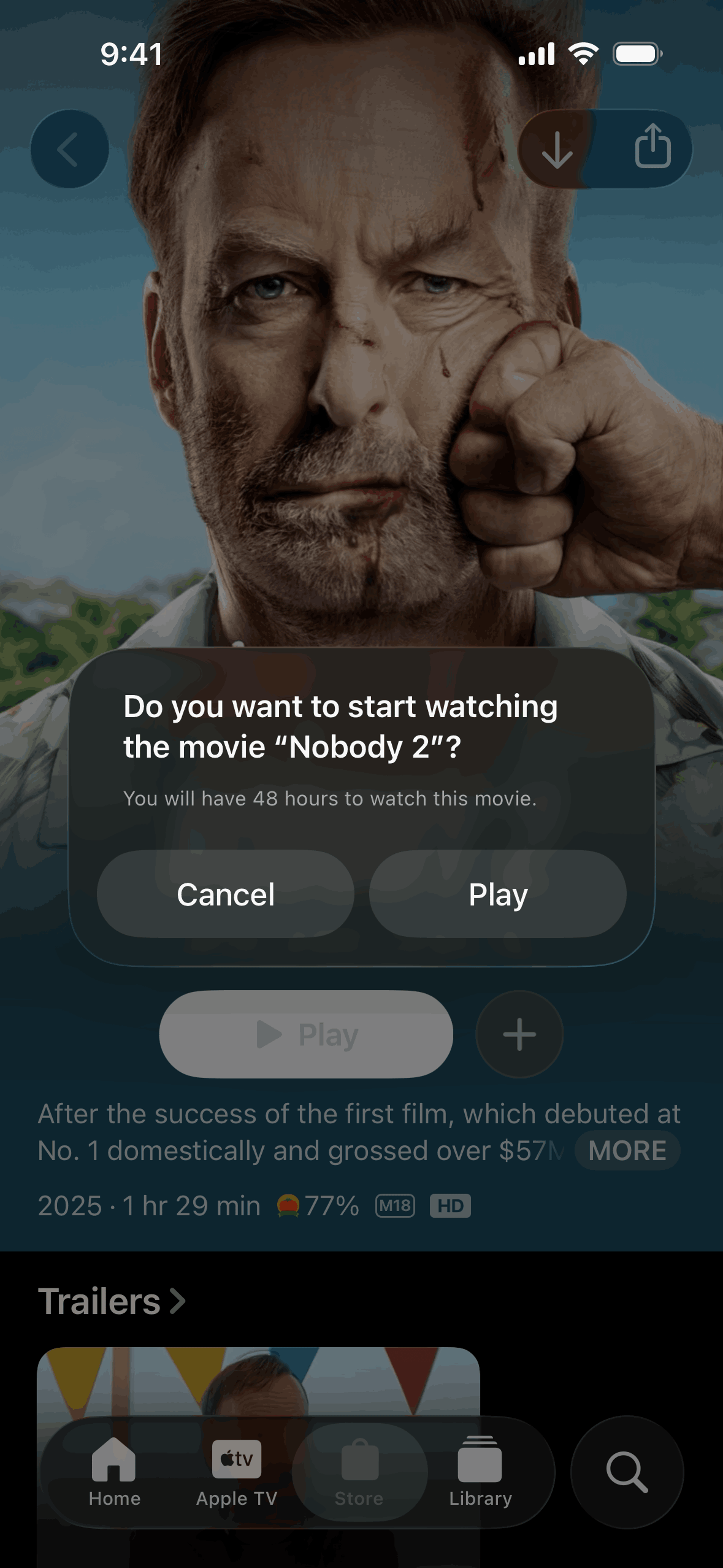 Apple TV iOS Entertainment interface screenshot 7
