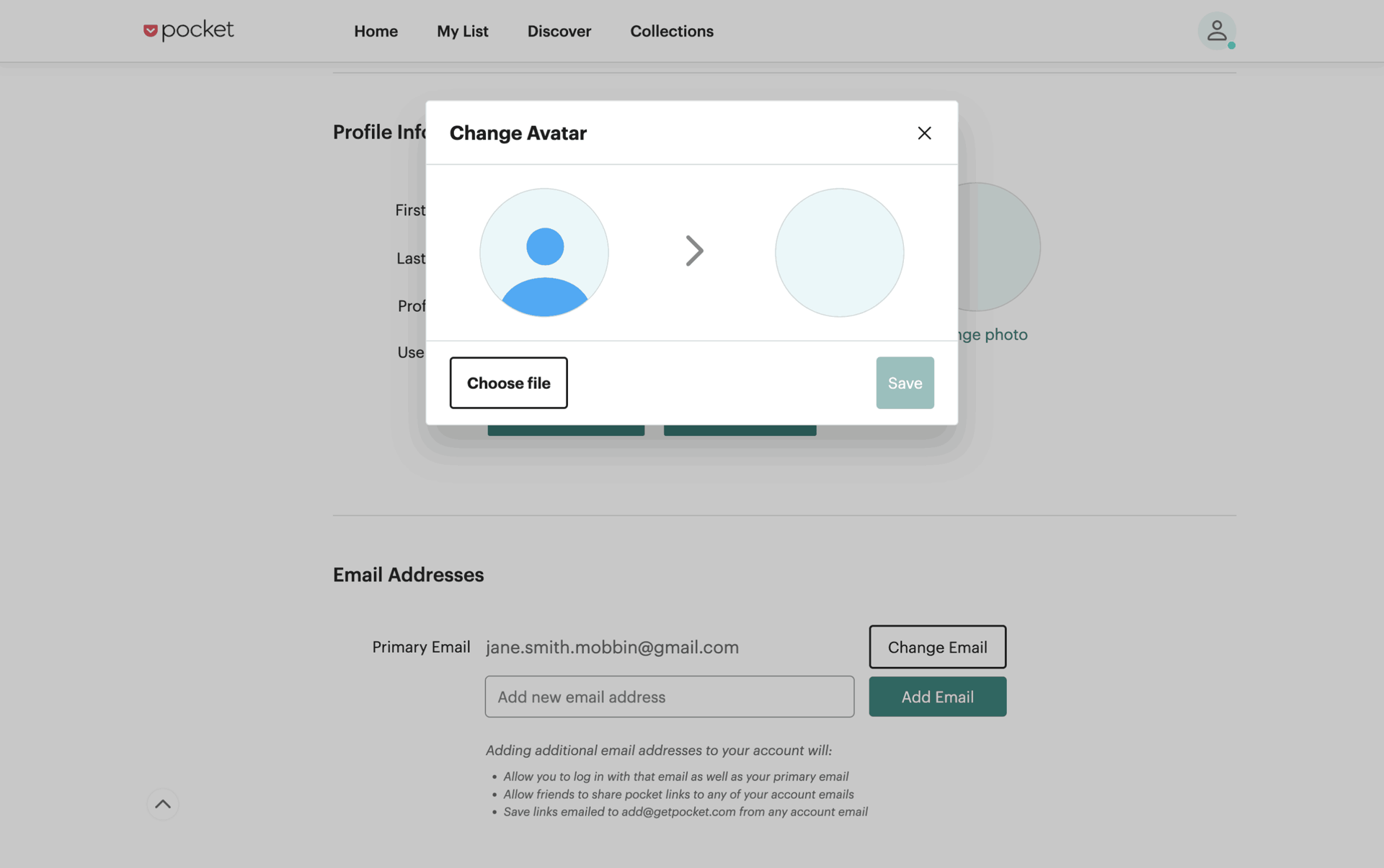 Pocket Web News interface screenshot 11