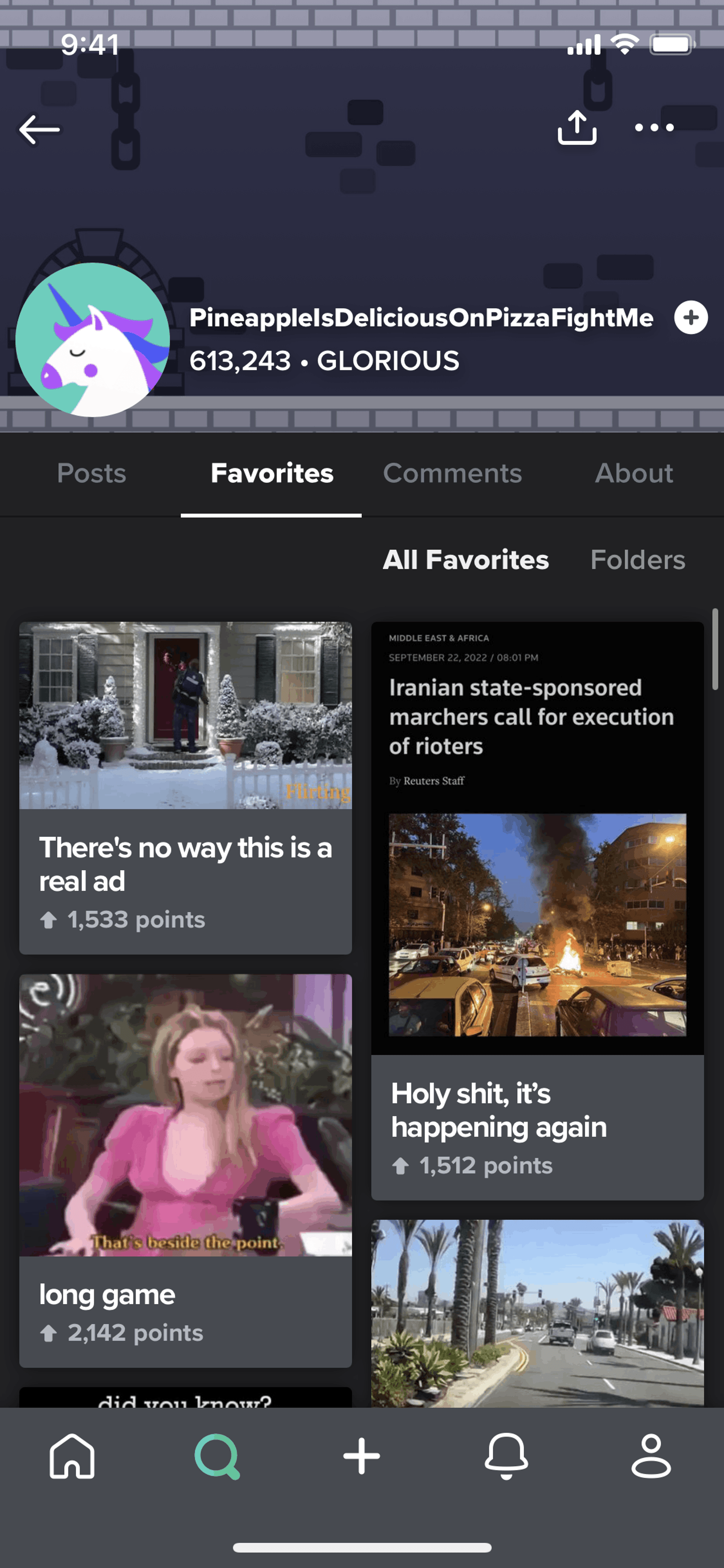 Imgur iOS Photo & Video interface screenshot 11