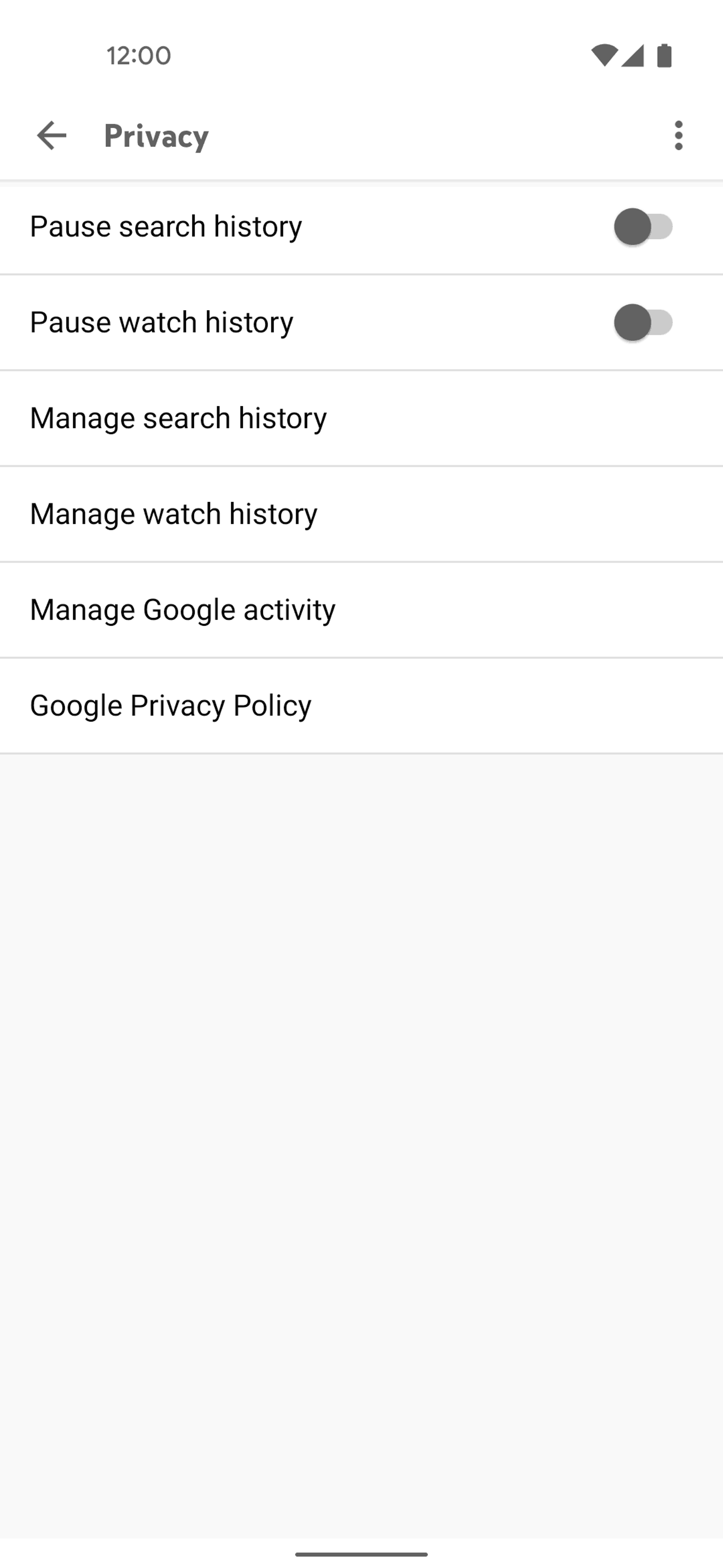 YouTube TV Android Entertainment interface screenshot 12