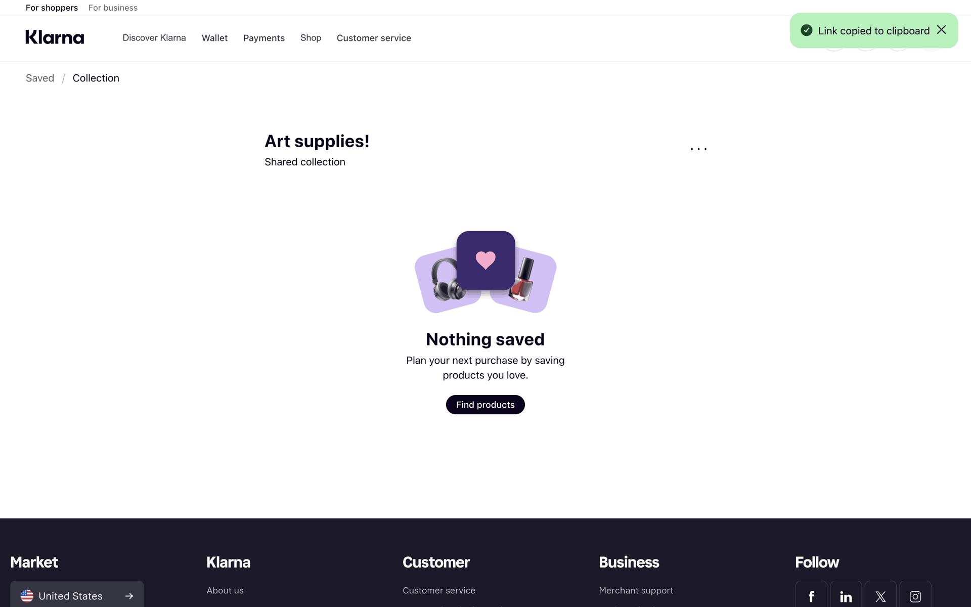 Klarna Web Finance interface screenshot 14