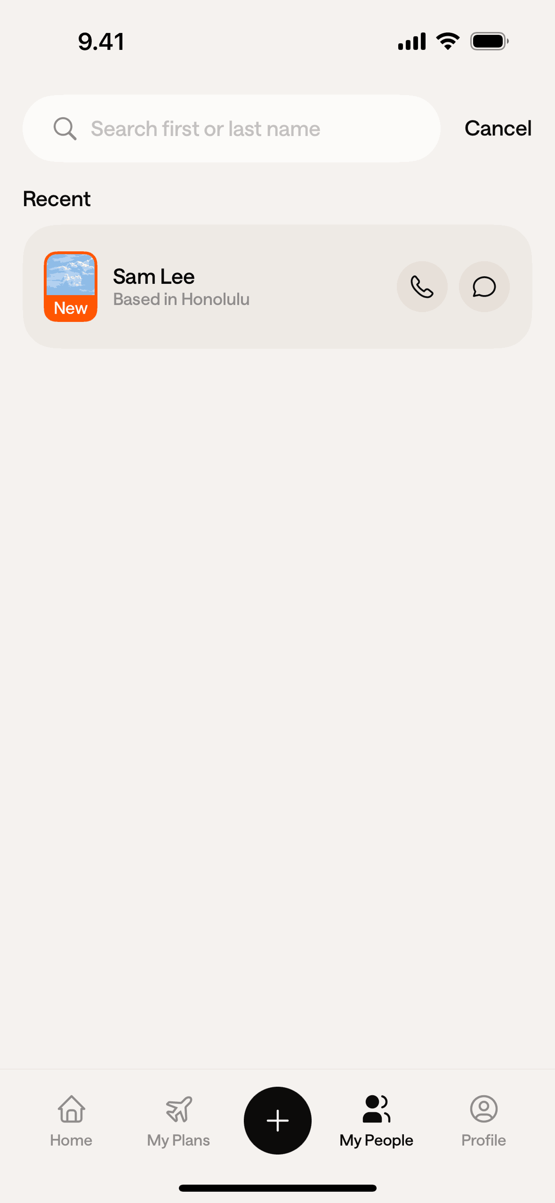 Mozi iOS Social Networking interface screenshot 13