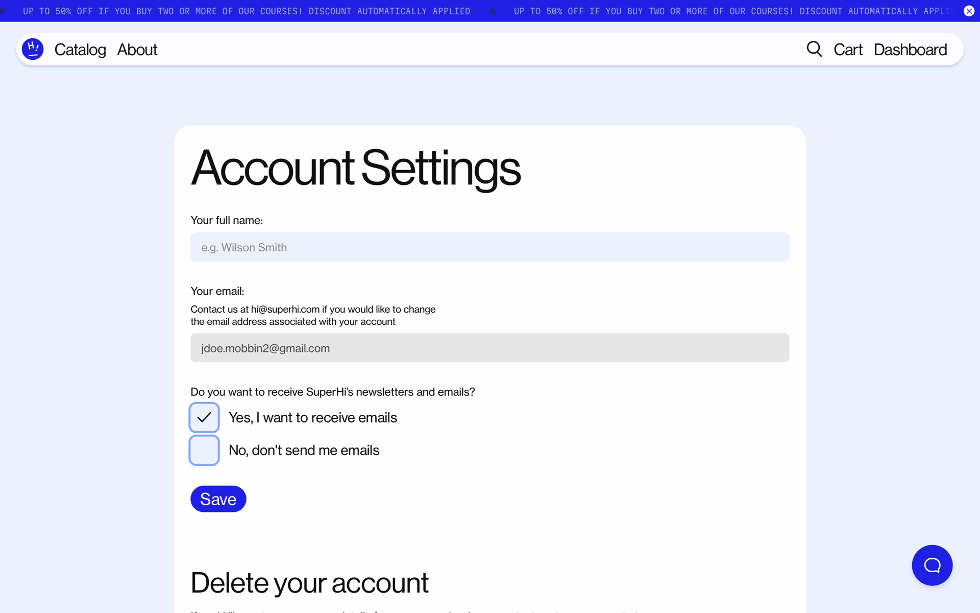 SuperHi Web Education interface screenshot 13