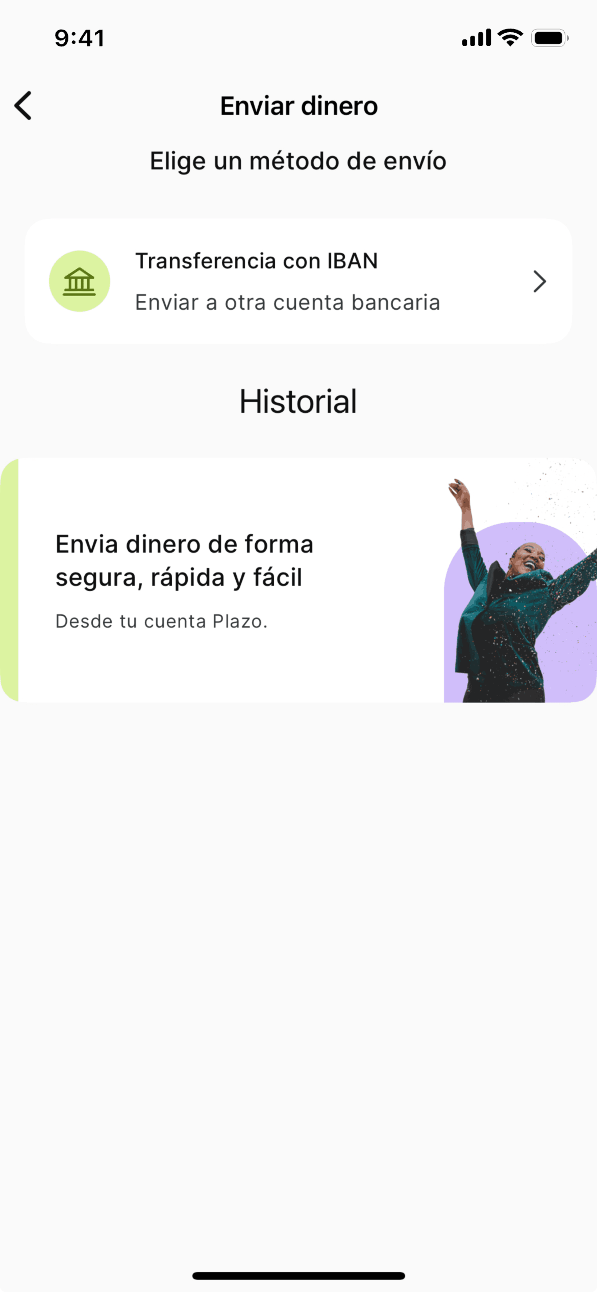 Plazo iOS Finance interface screenshot 20