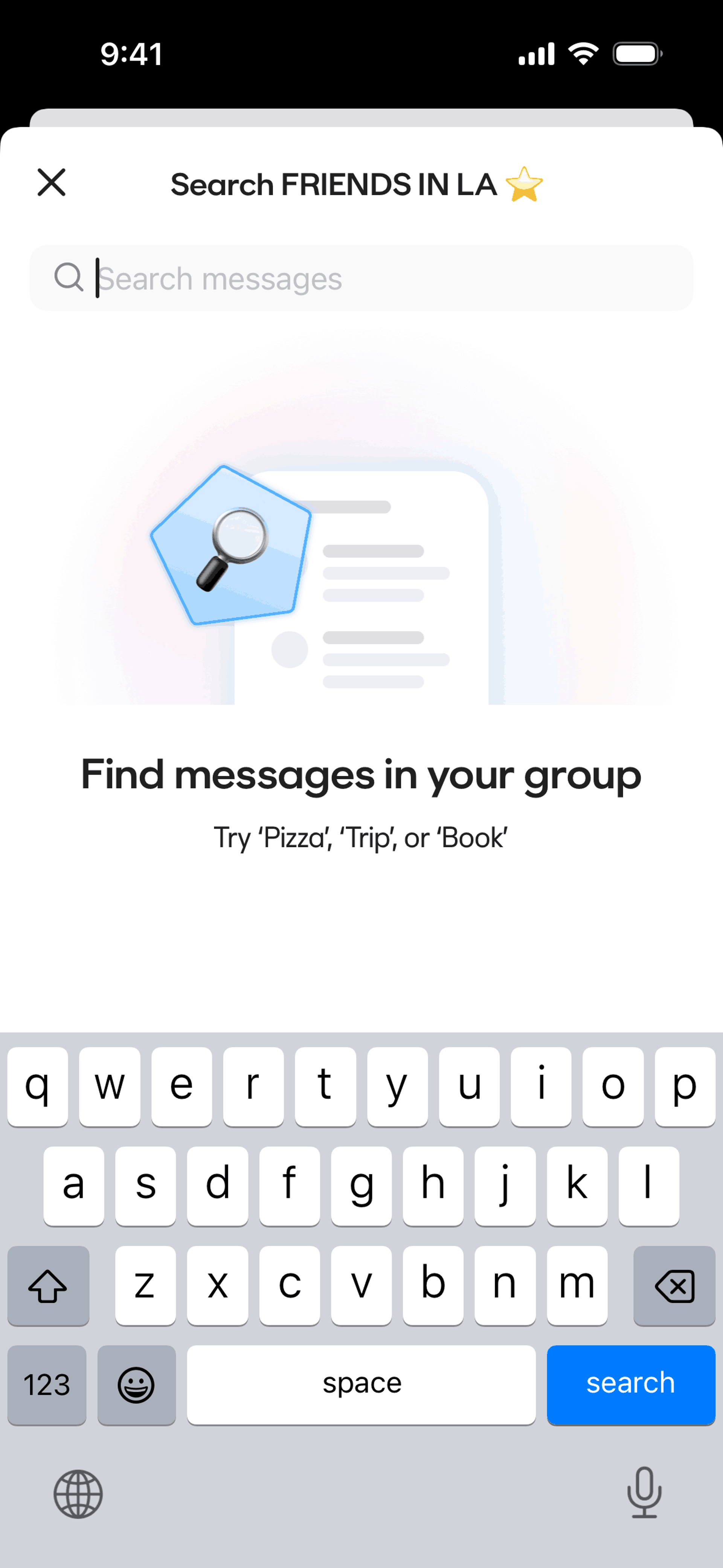 BFF iOS Social Networking interface screenshot 16