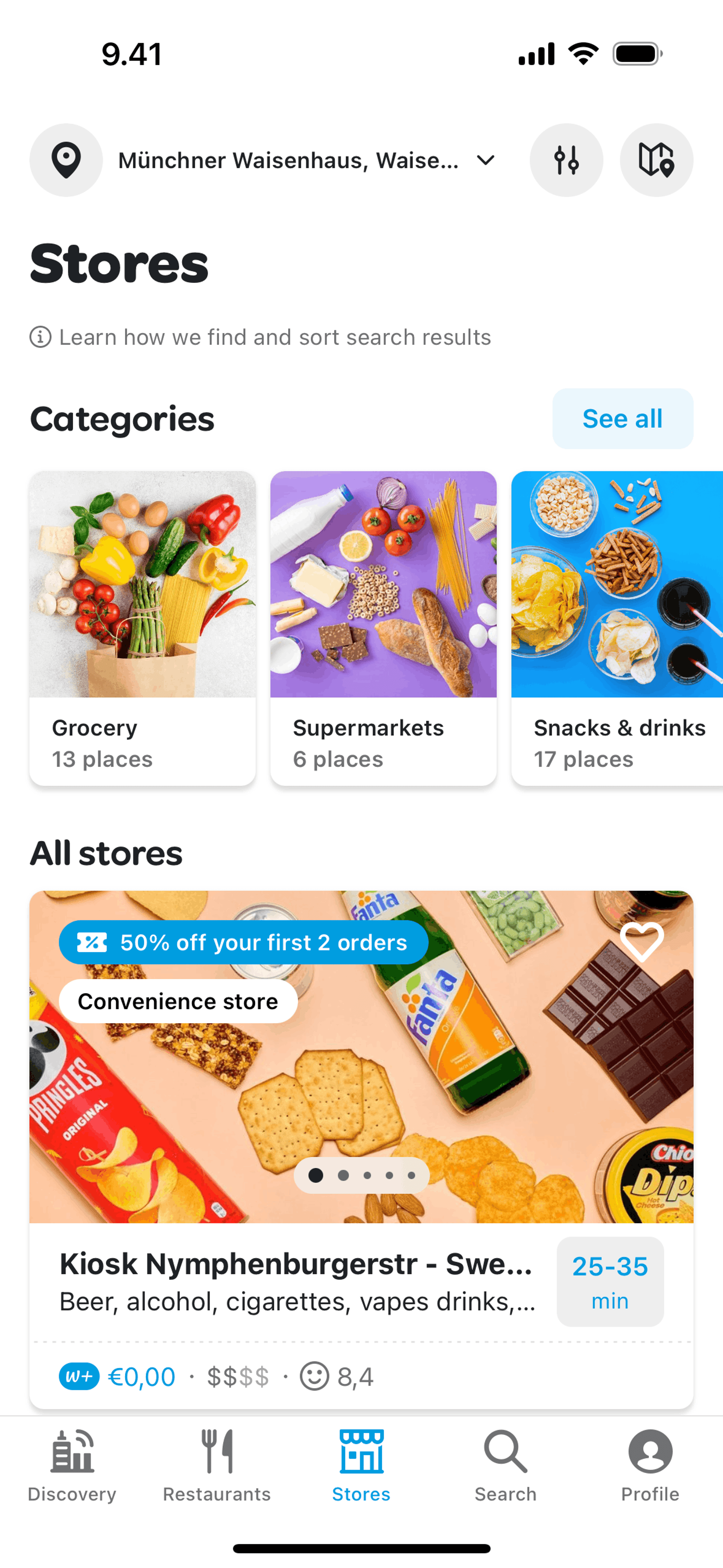 Wolt Delivery iOS Food & Drink interface screenshot 12