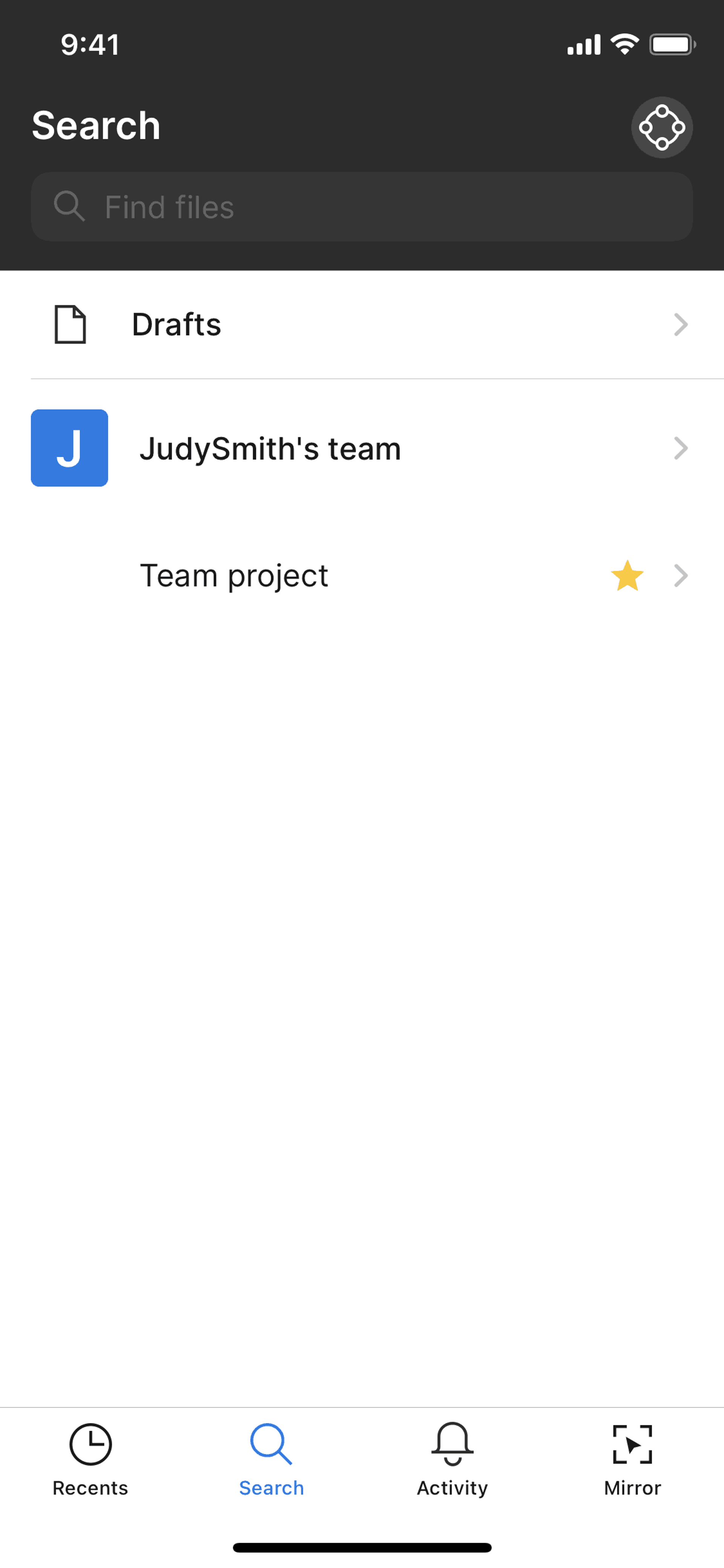 Figma iOS Collaboration interface screenshot 3