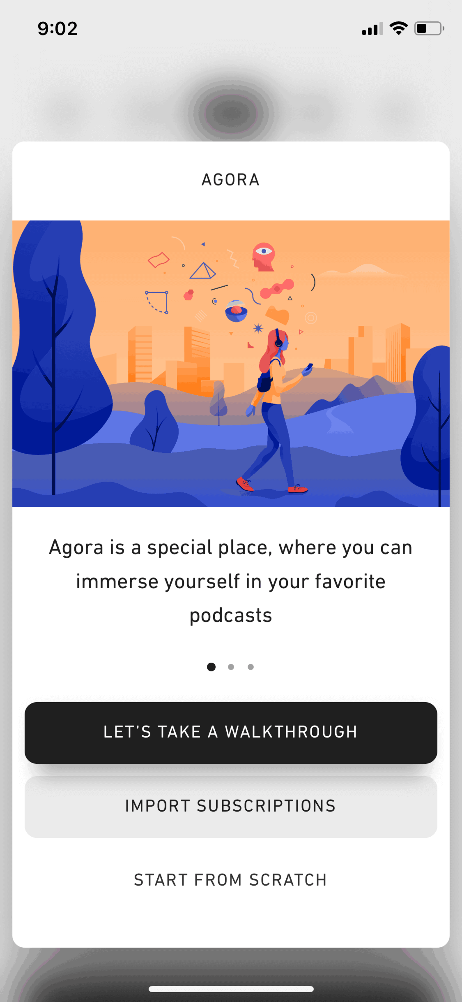 Agora iOS News interface screenshot 2