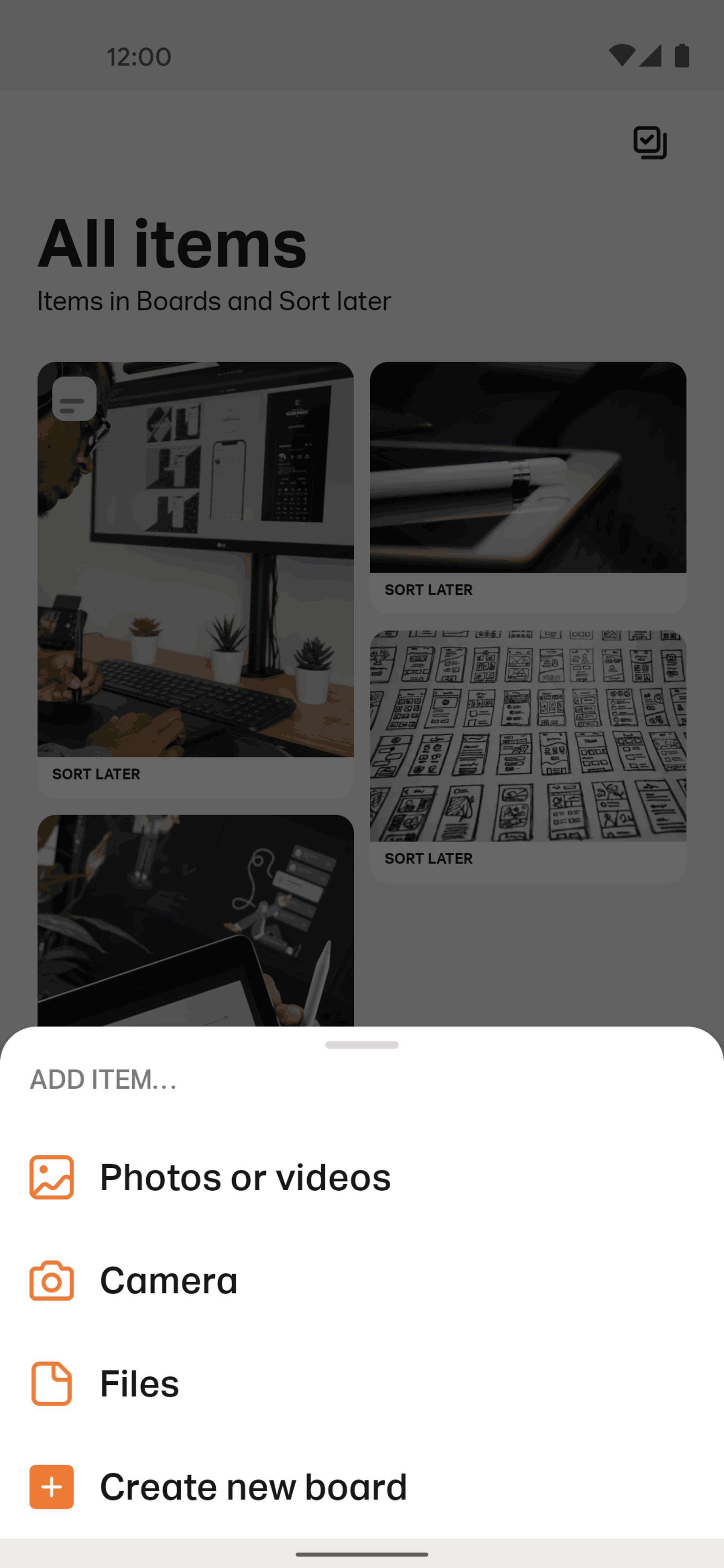 Collect Android Productivity interface screenshot 12