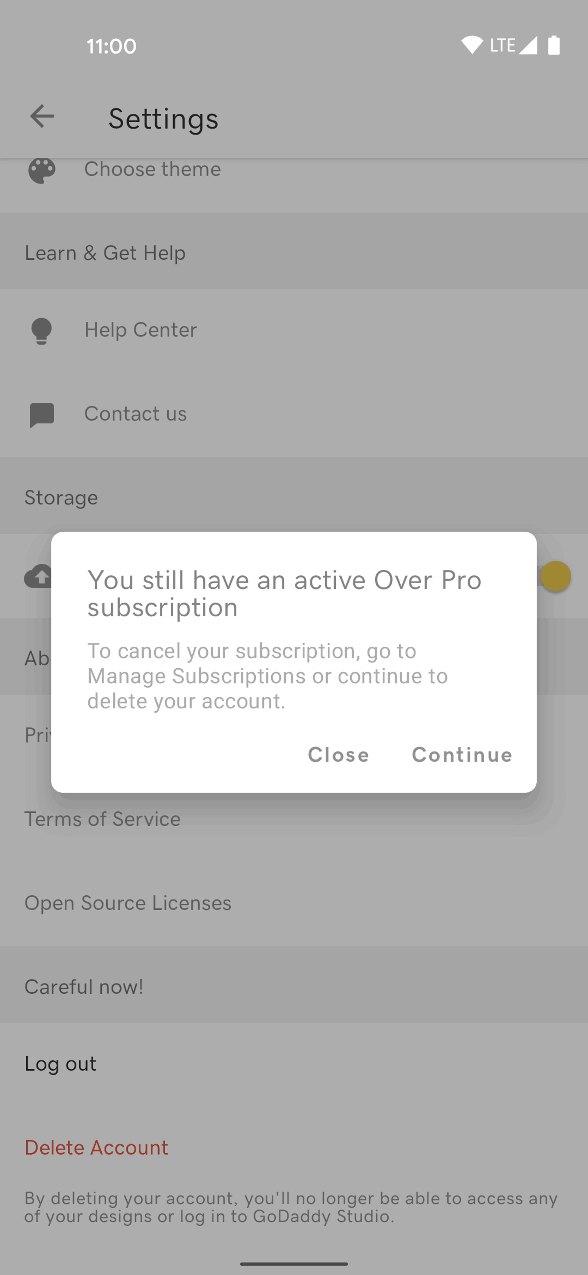 GoDaddy Studio Android Photo & Video interface screenshot 21