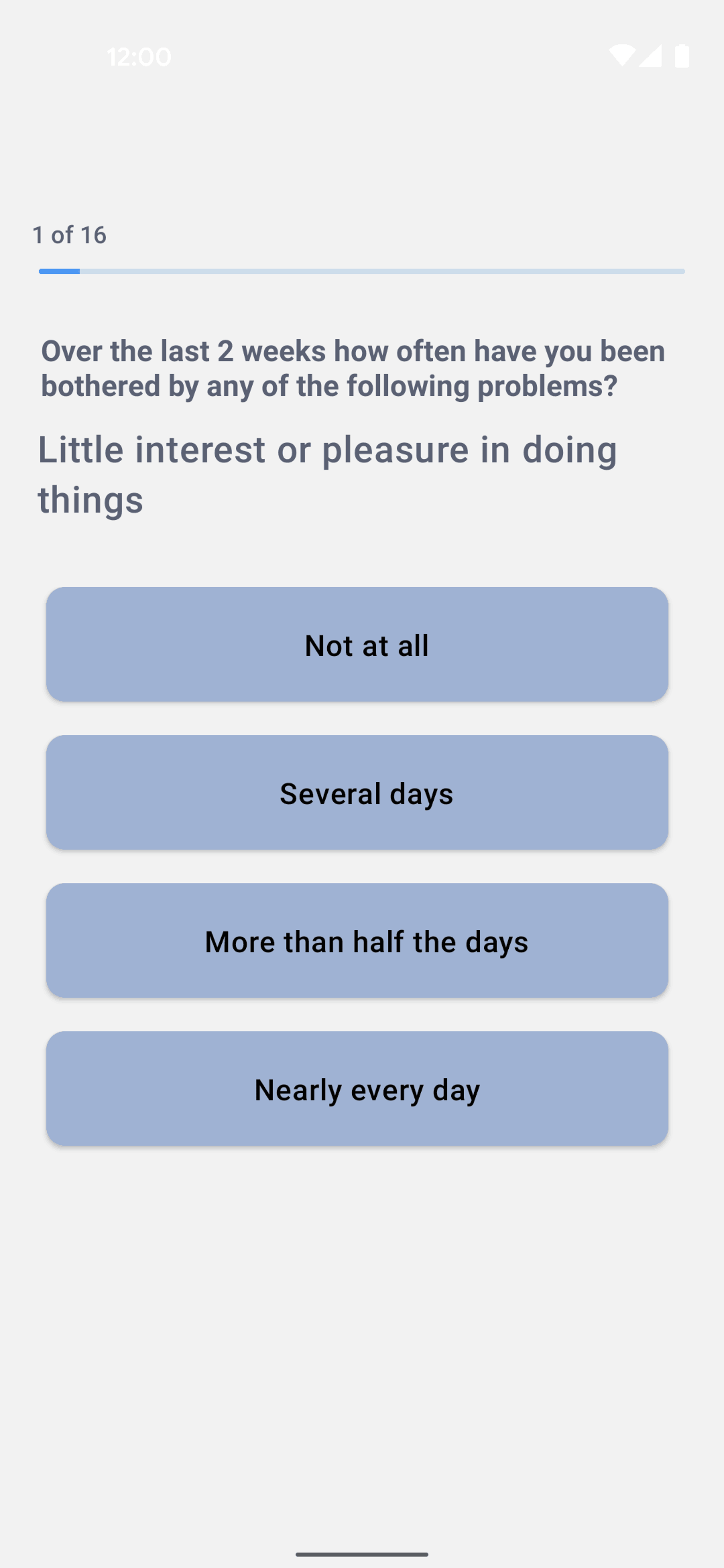 Wysa Android AI interface screenshot 12