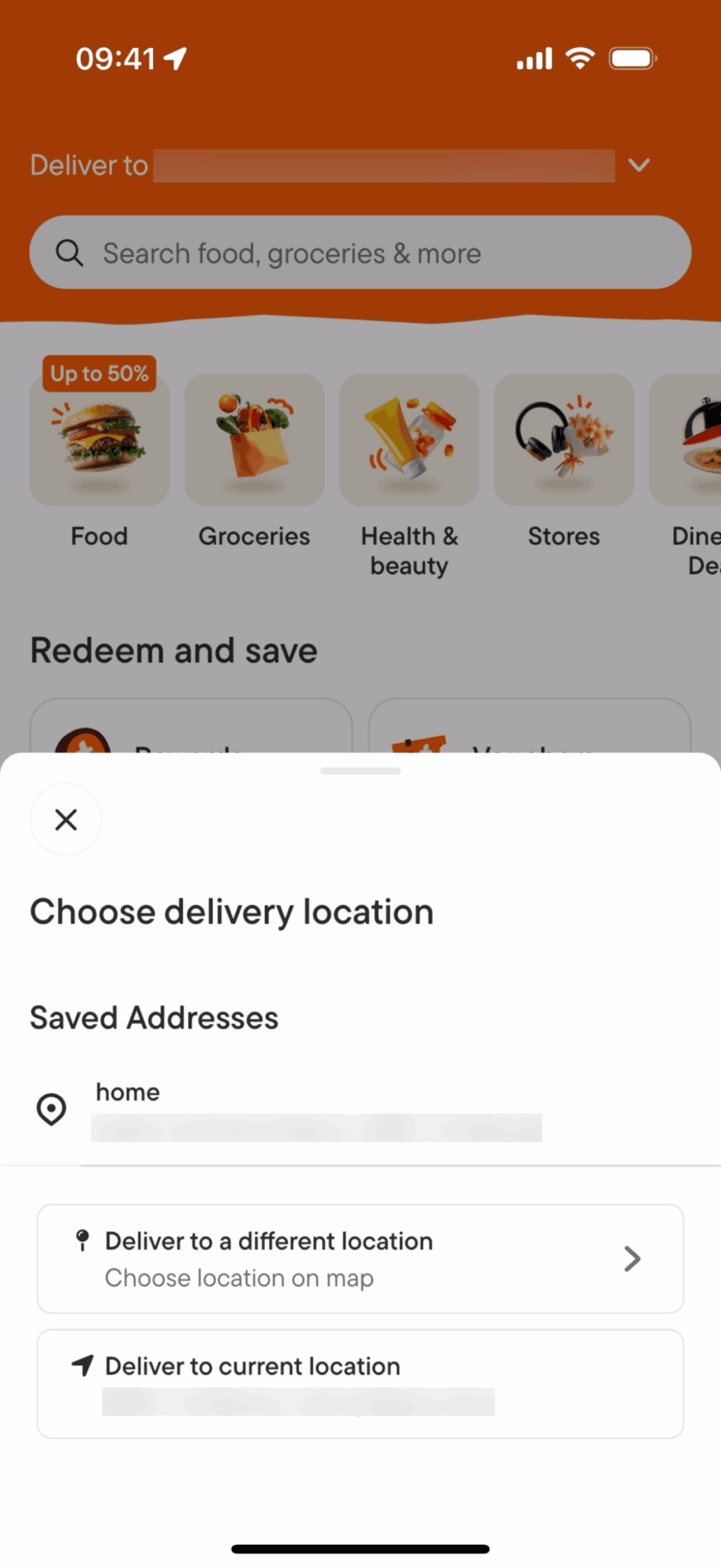 talabat iOS Food & Drink interface screenshot 18