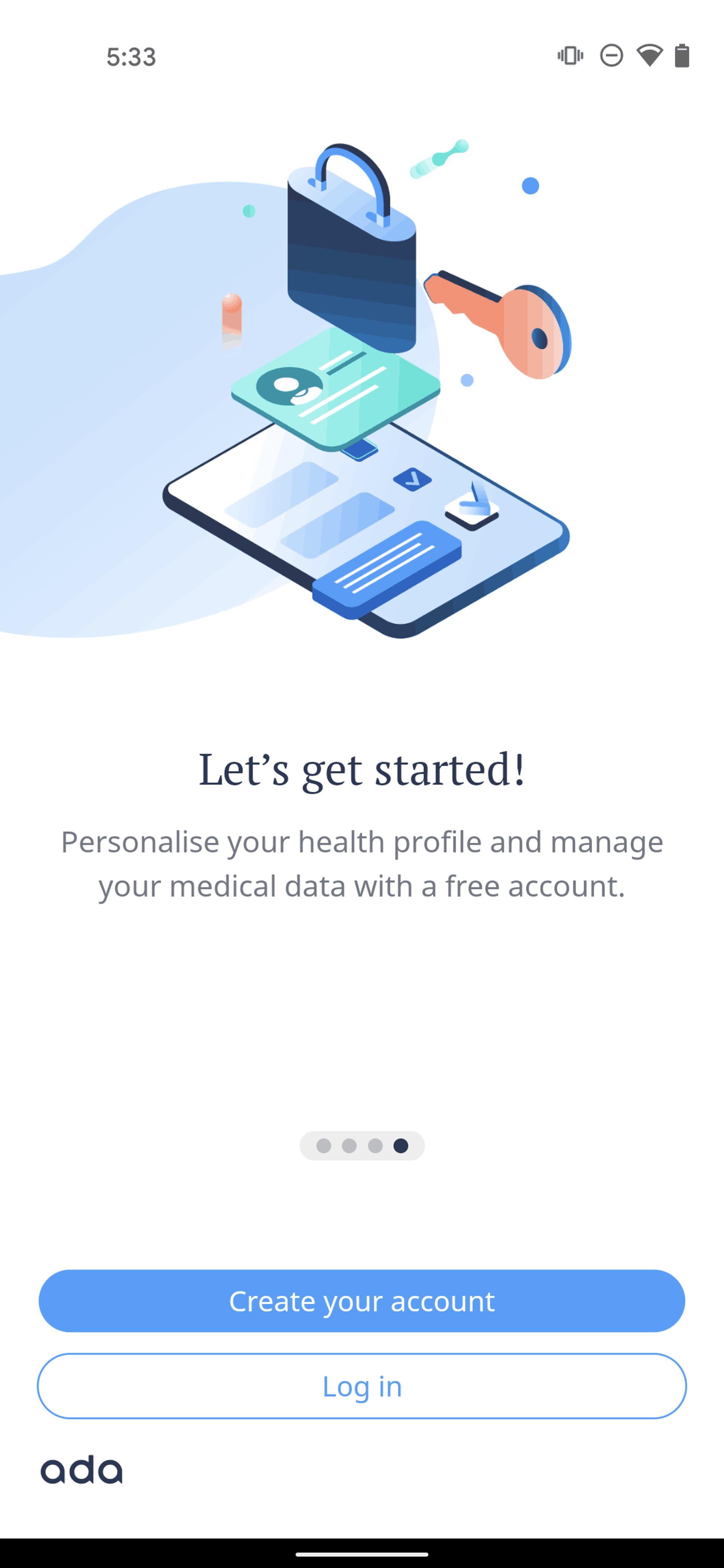 Ada Android Medical interface screenshot 5