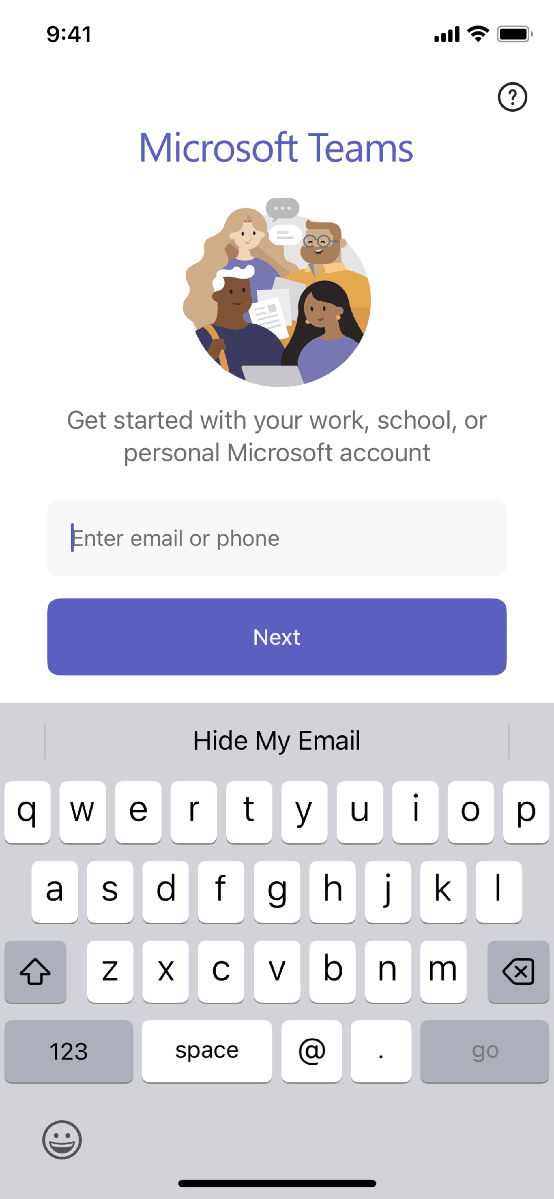 Microsoft Teams iOS Business interface screenshot 5