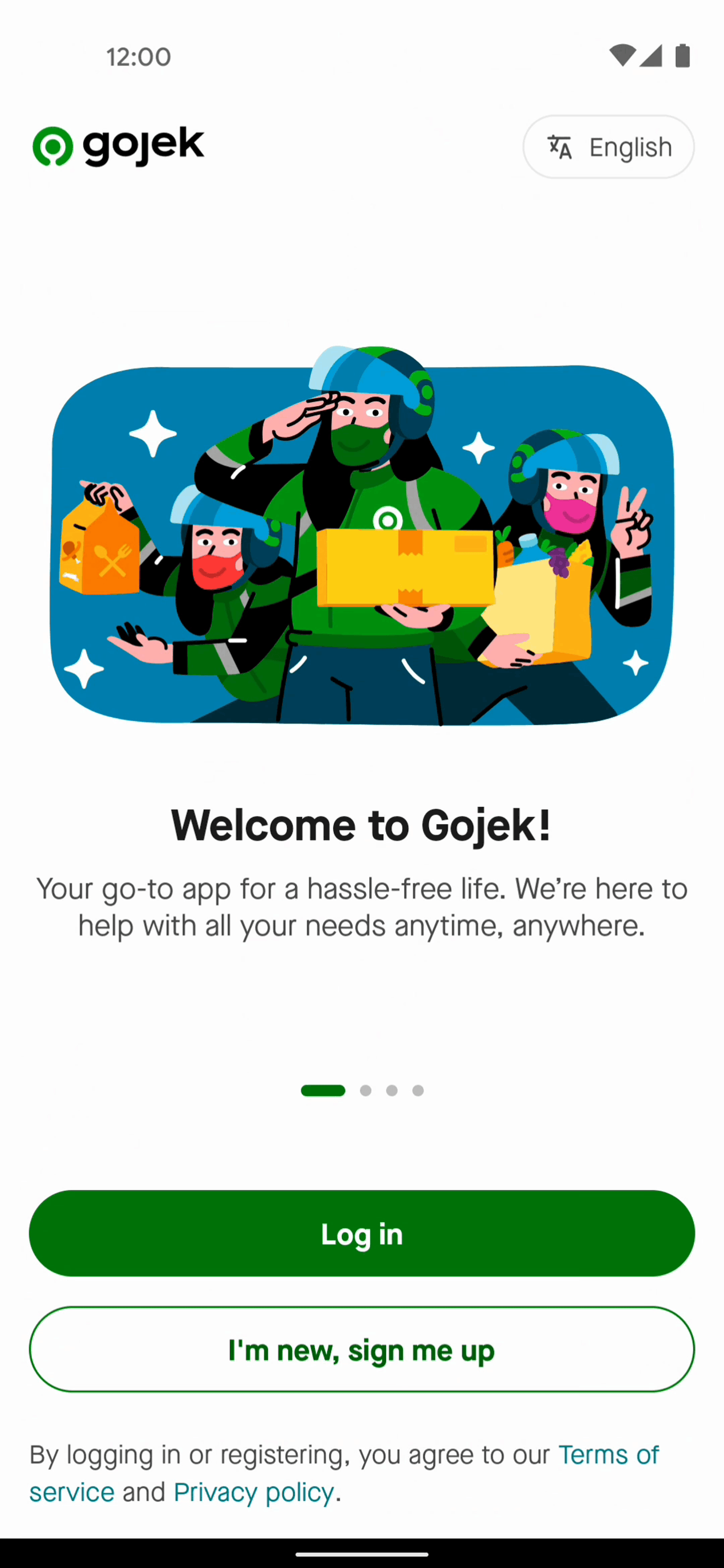 Gojek Android Travel & Transportation interface screenshot 8