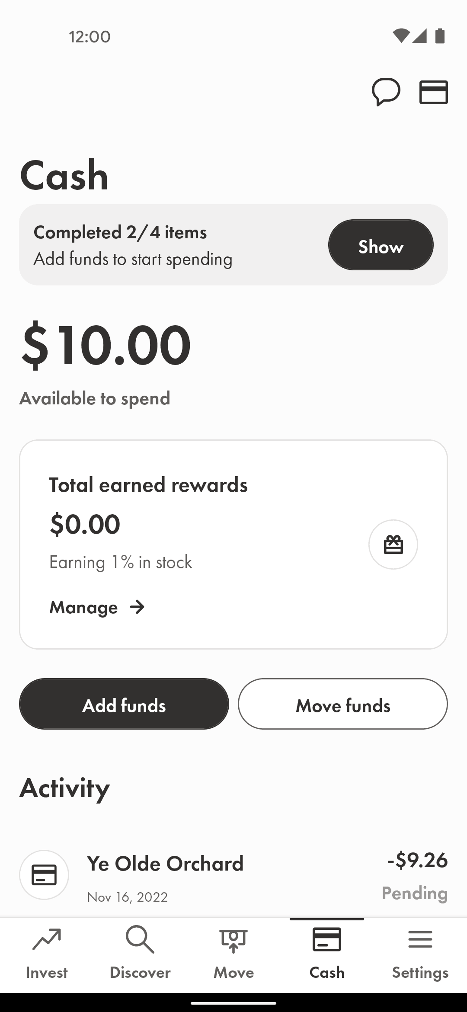 Wealthsimple Android Finance interface screenshot 3