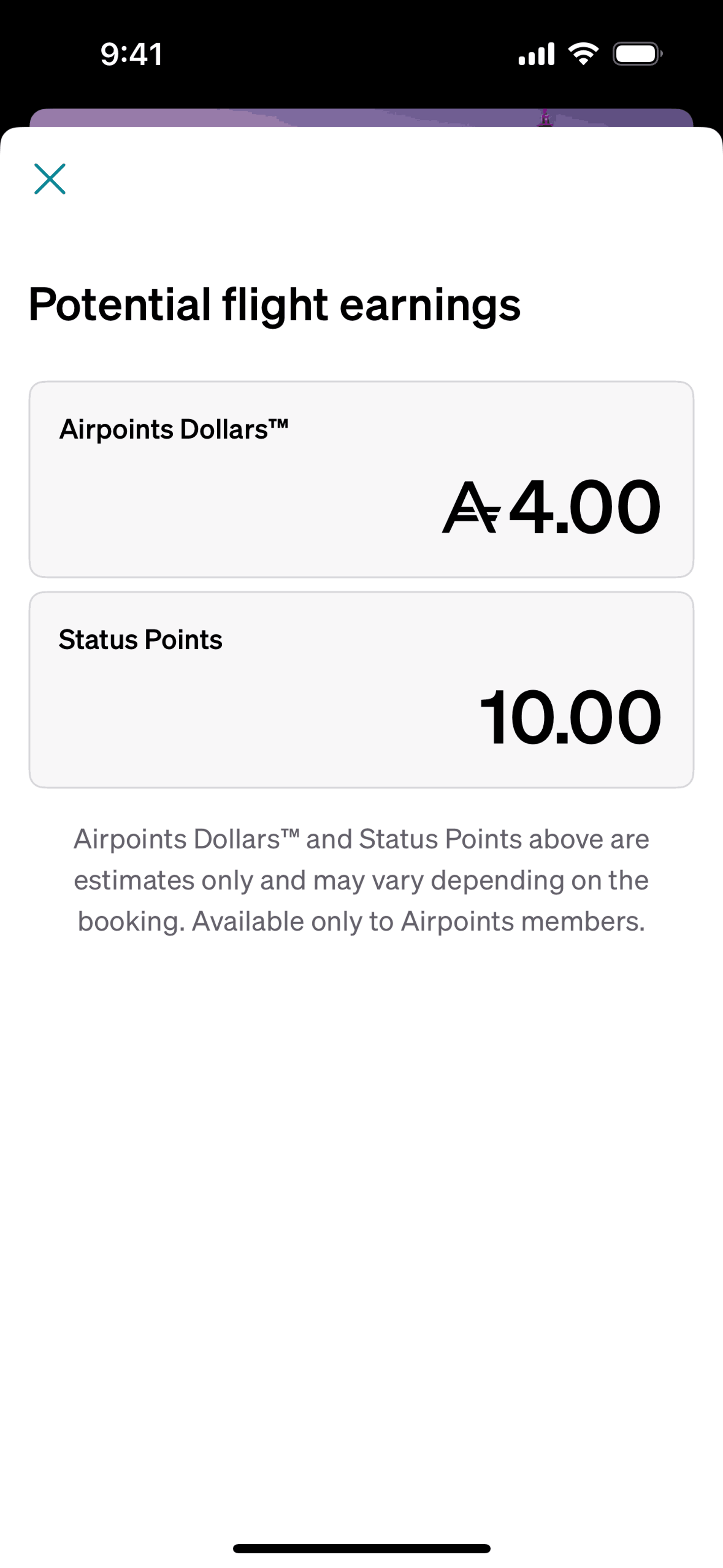 Air NZ iOS Travel & Transportation interface screenshot 10
