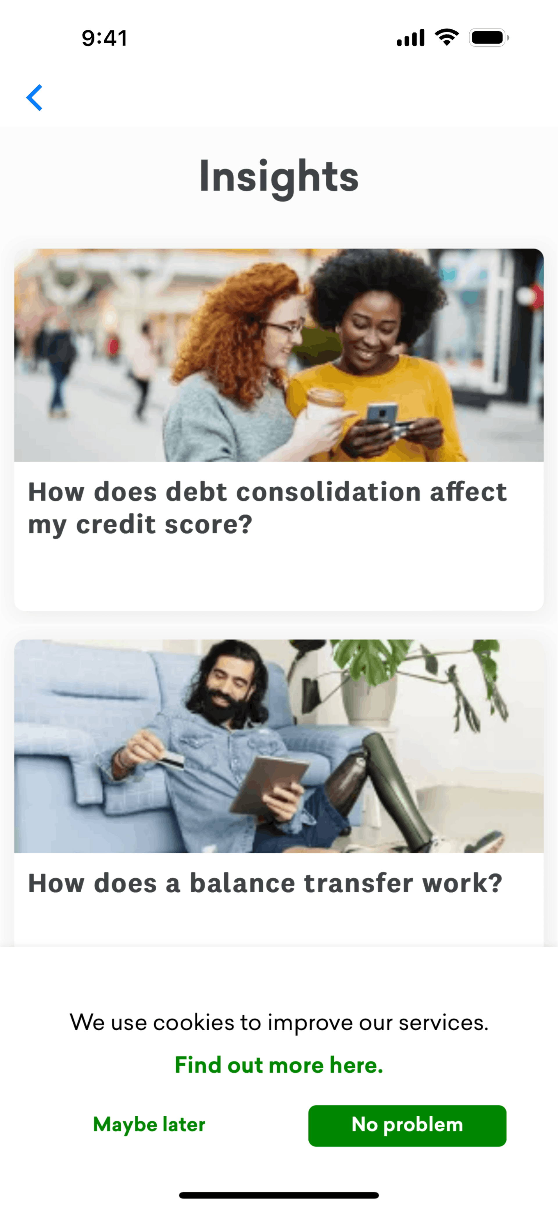 Credit Karma iOS Finance interface screenshot 10
