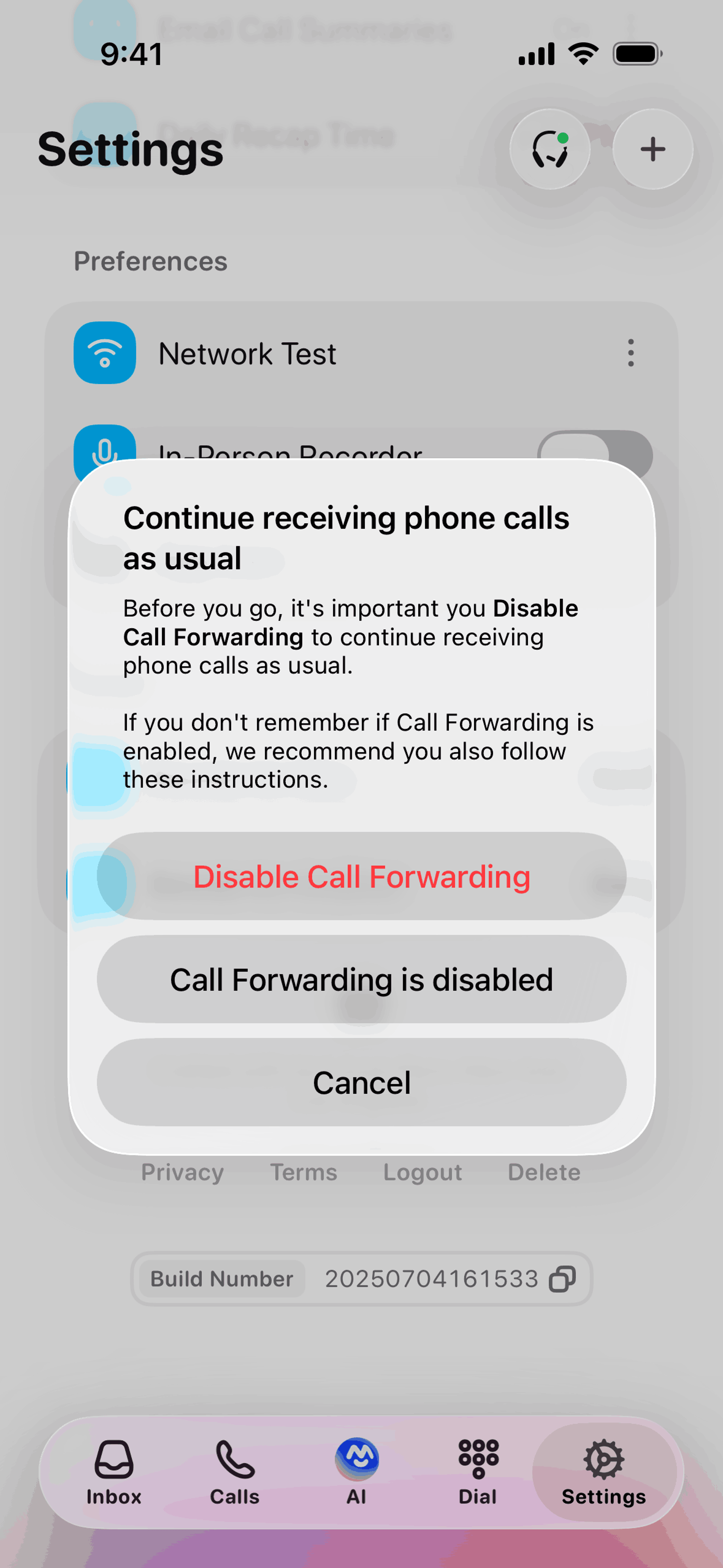 Beside iOS AI interface screenshot 17
