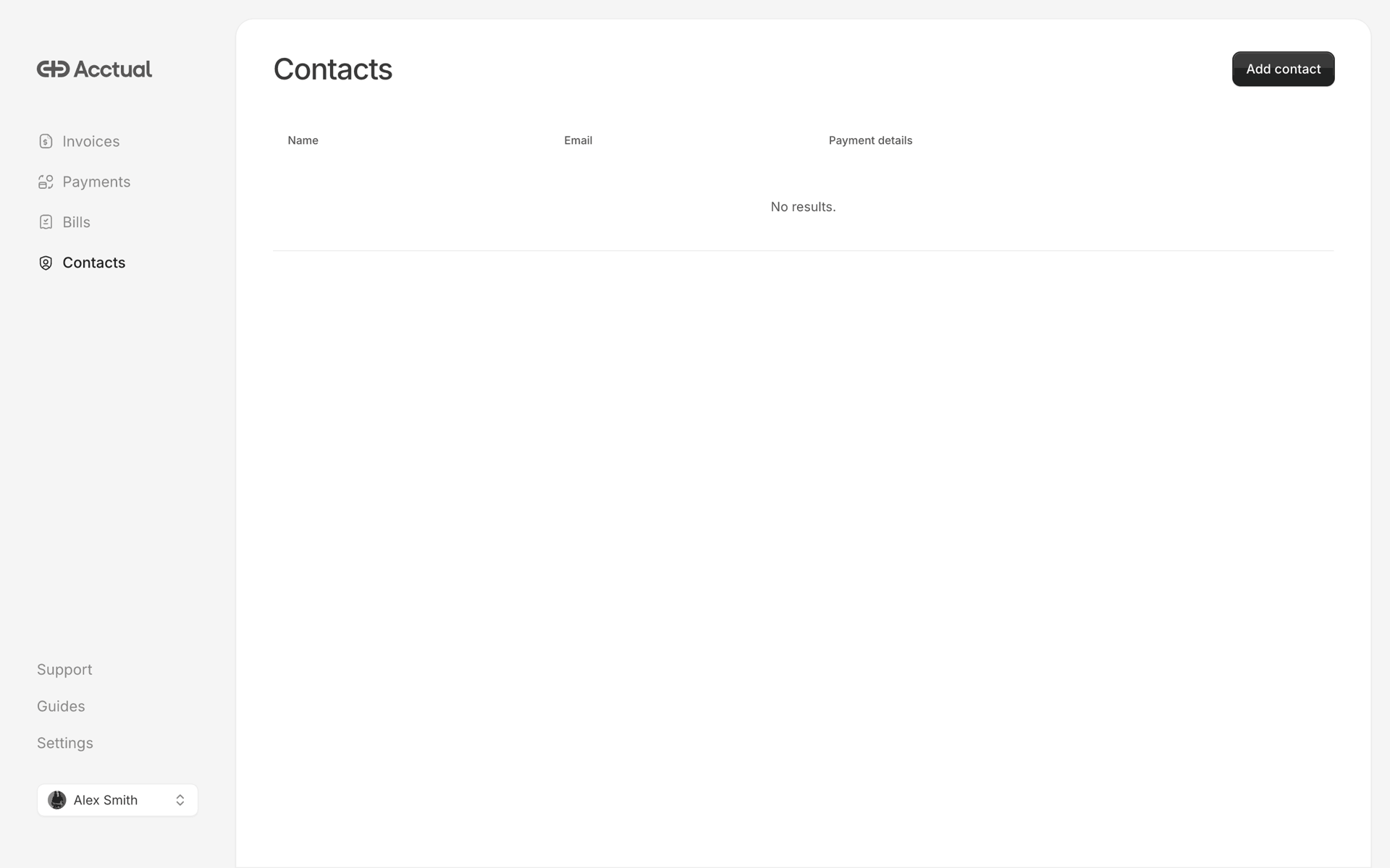 Acctual Web Finance interface screenshot 22