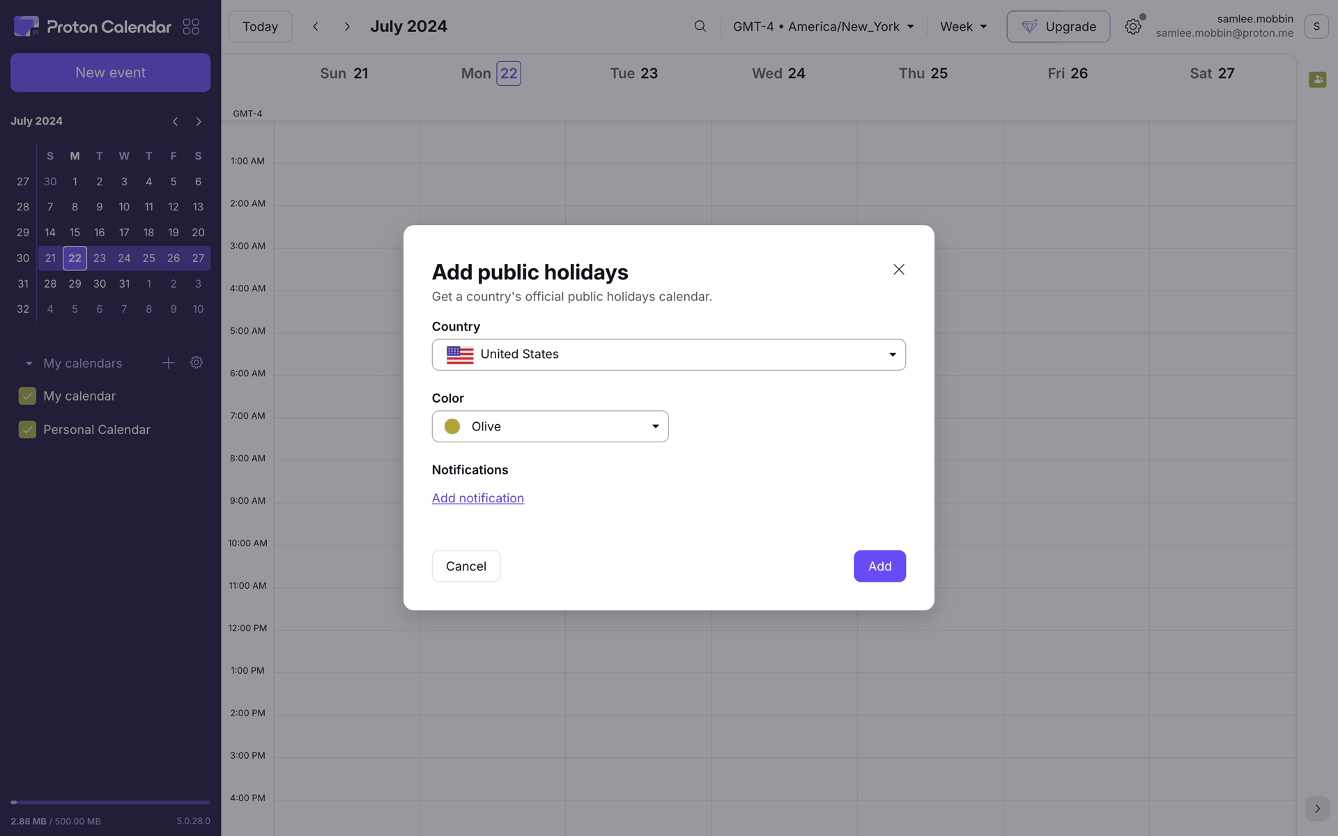 Proton Web Utilities interface screenshot 12