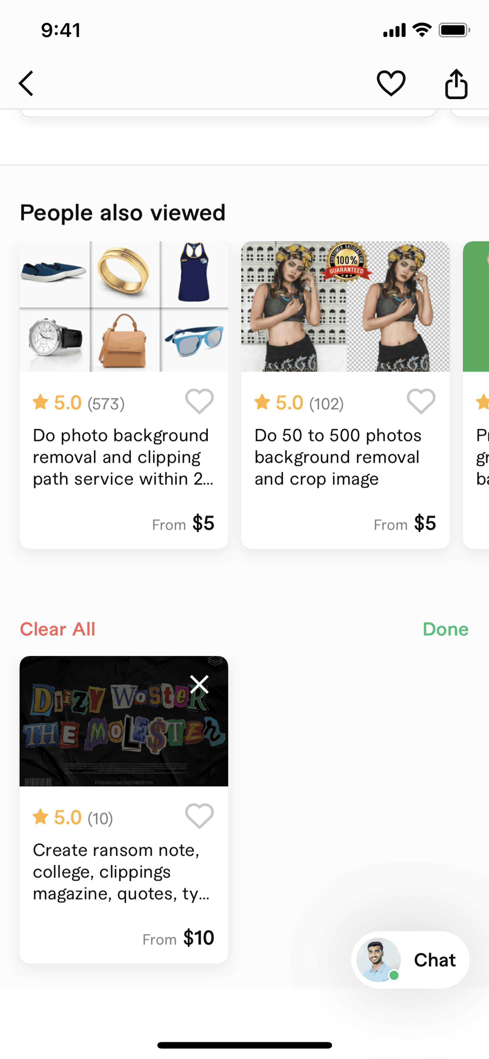 Fiverr iOS Business interface screenshot 22