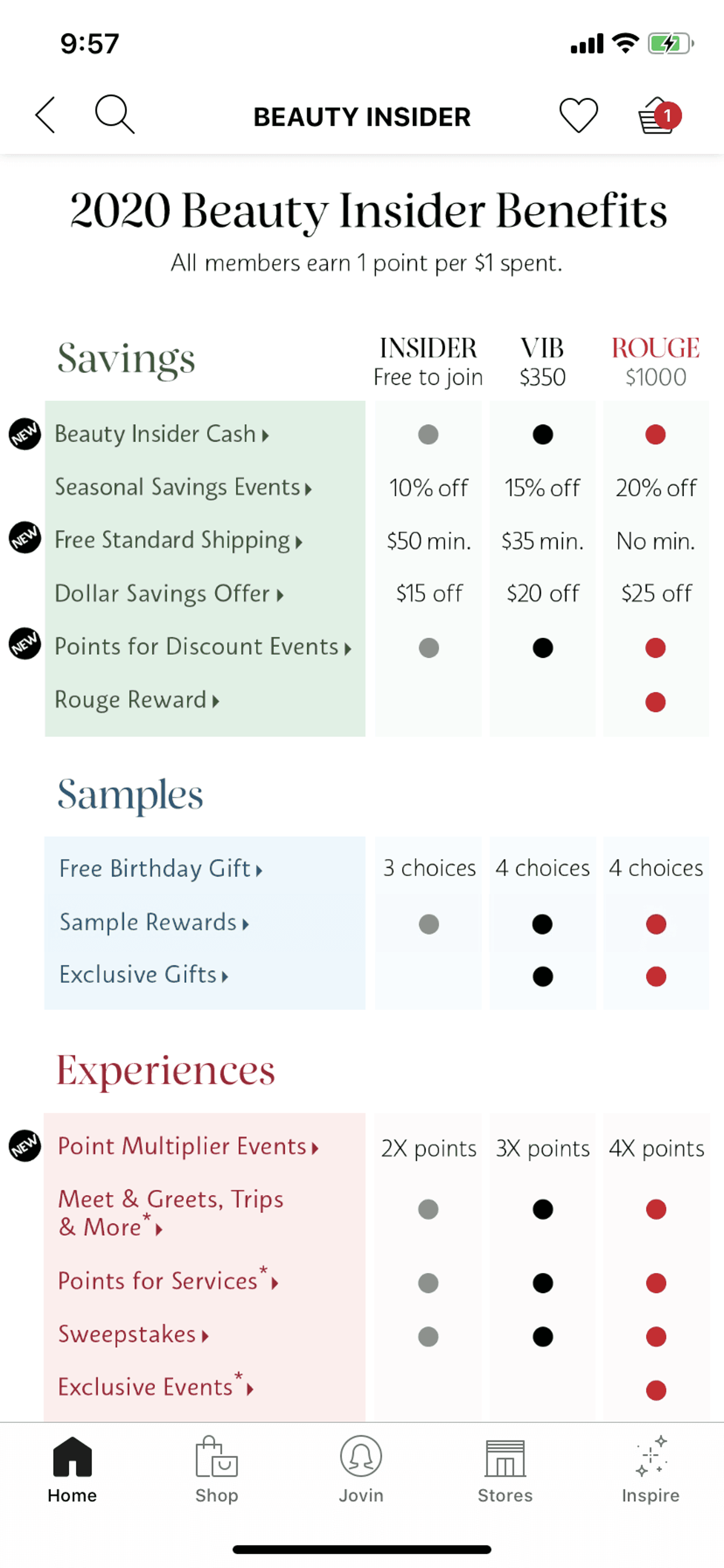 Sephora iOS Shopping interface screenshot 23