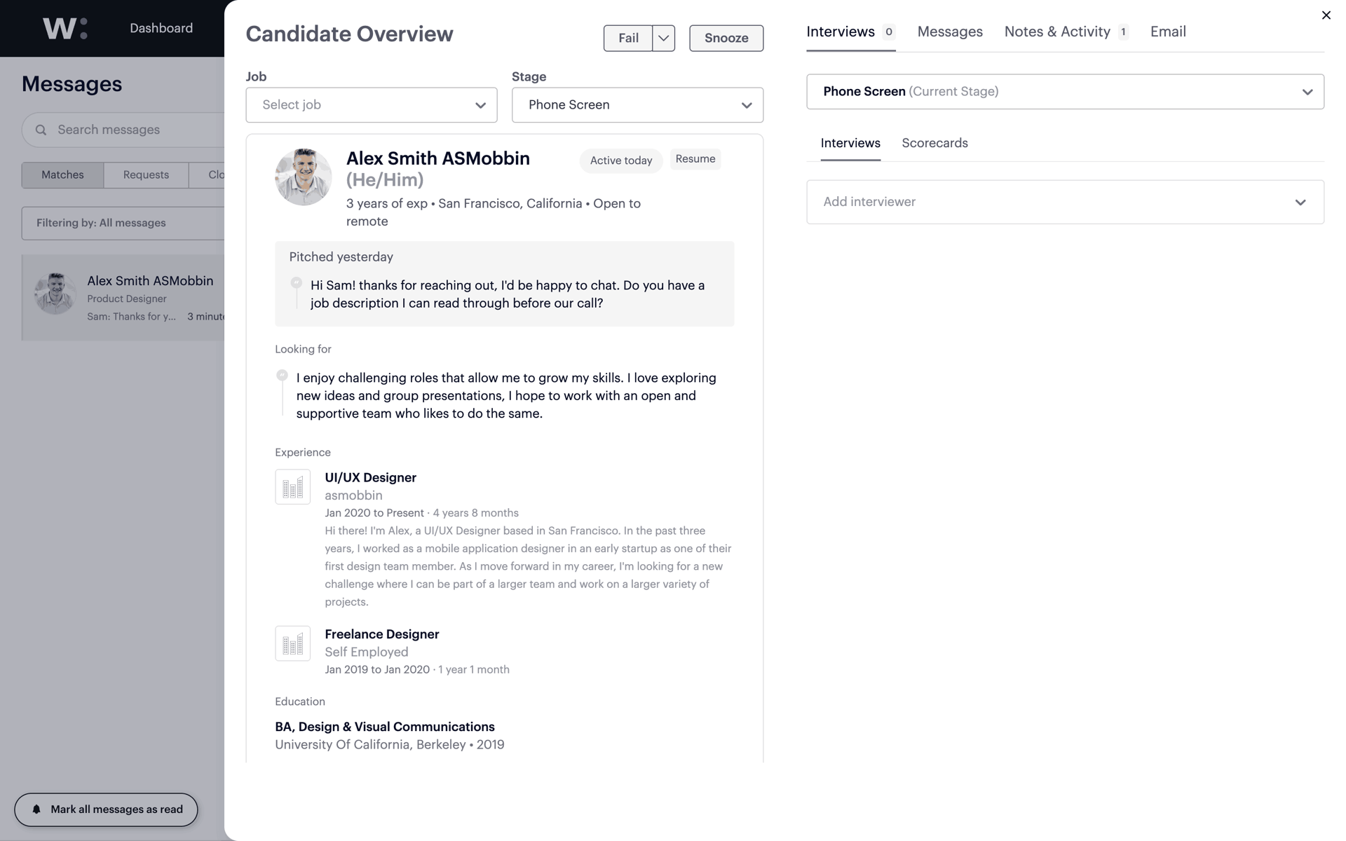 Wellfound Web Jobs & Recruitment interface screenshot 16