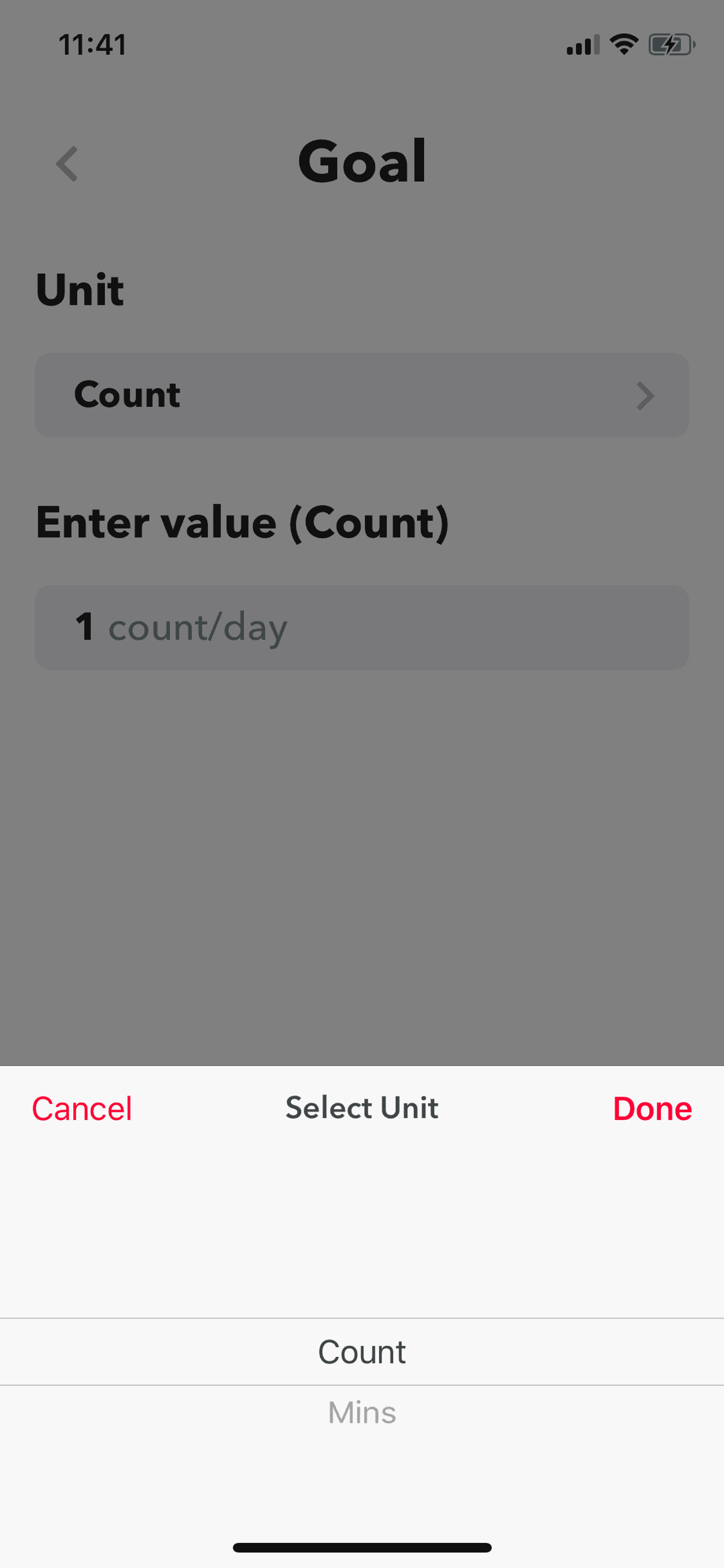 HabitMinder iOS Health & Fitness interface screenshot 9