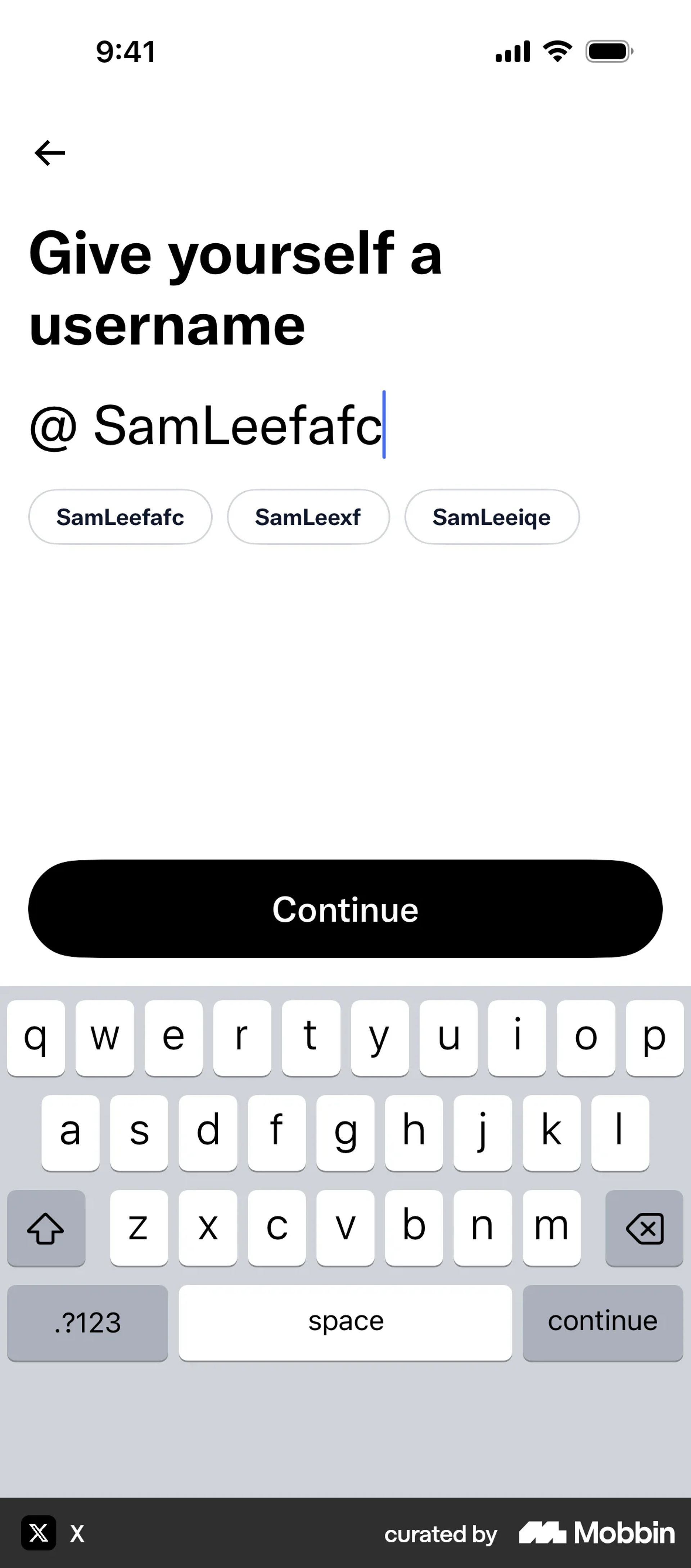 Onboarding on X (ios) screen 11