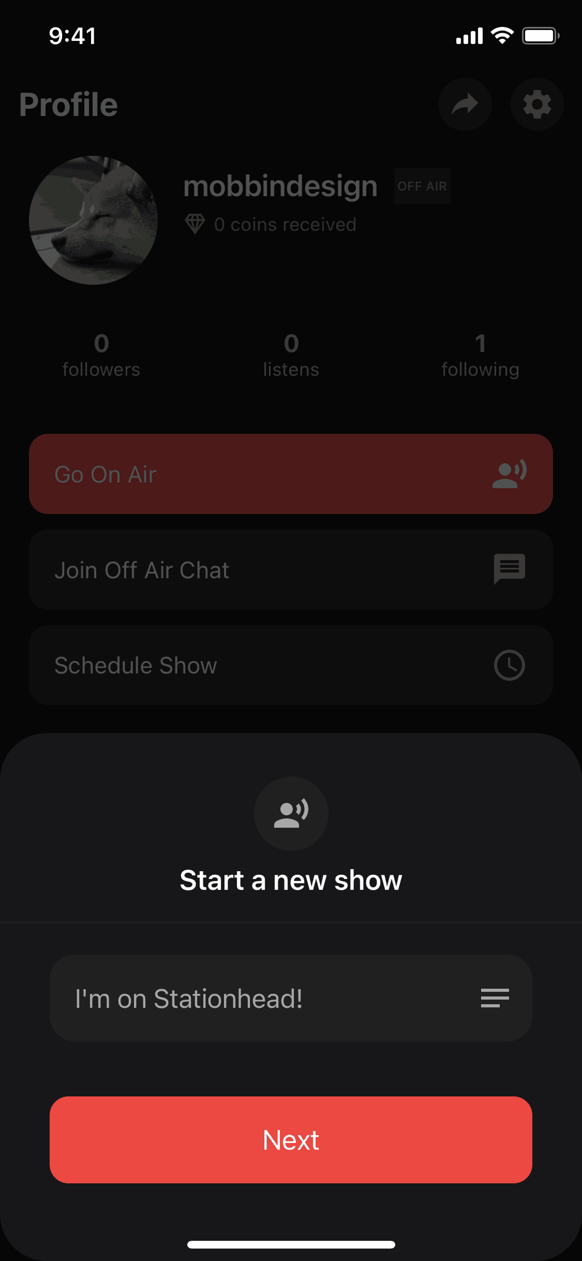 Stationhead iOS Music & Audio interface screenshot 23
