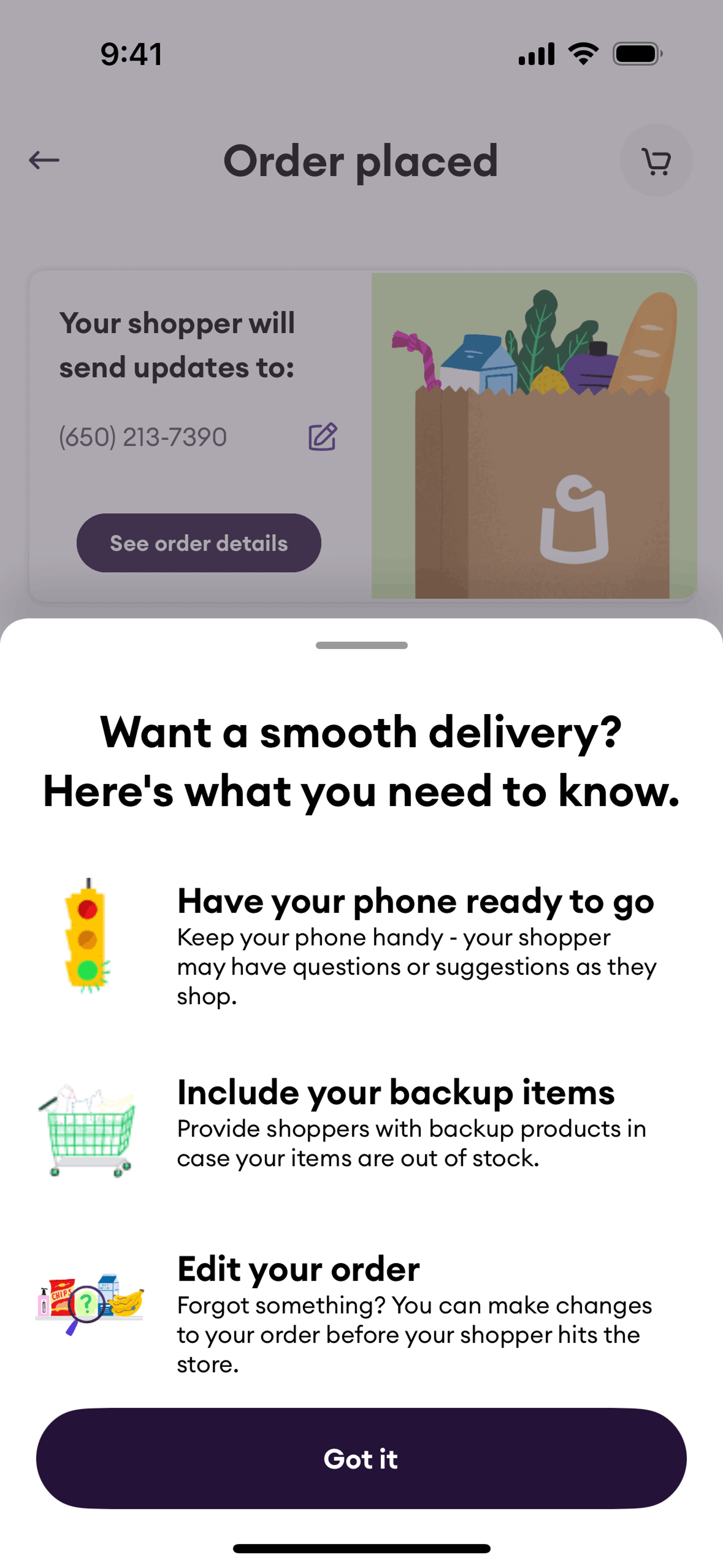 Shipt iOS Shopping interface screenshot 23