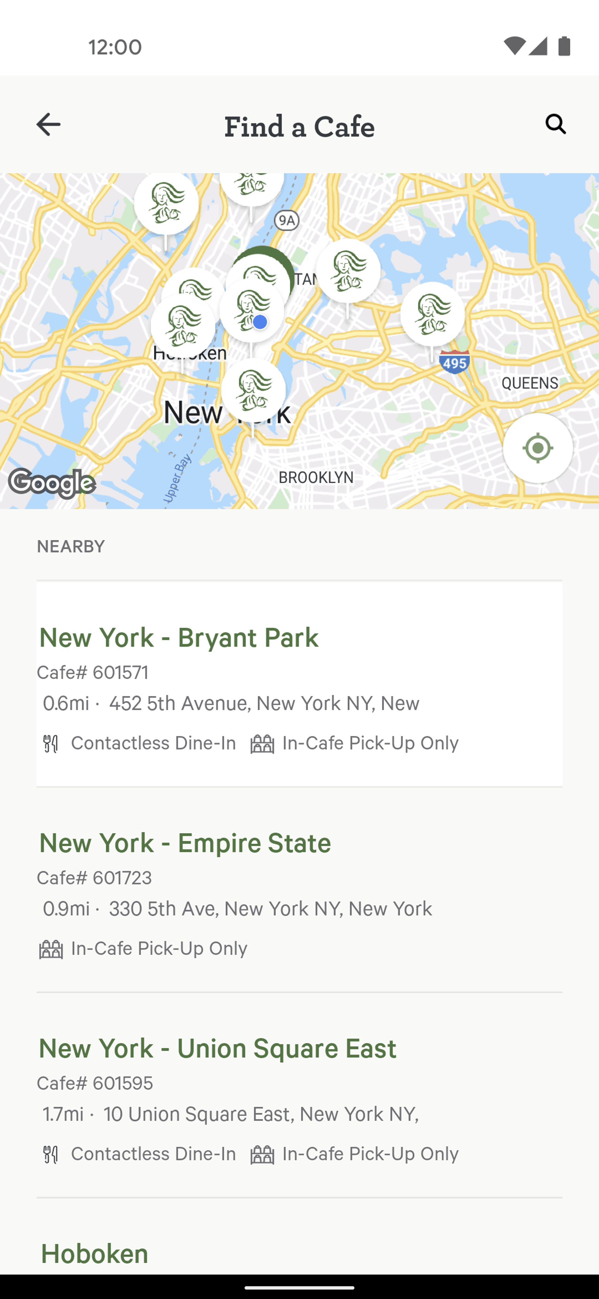 Panera Bread Android Food & Drink interface screenshot 13