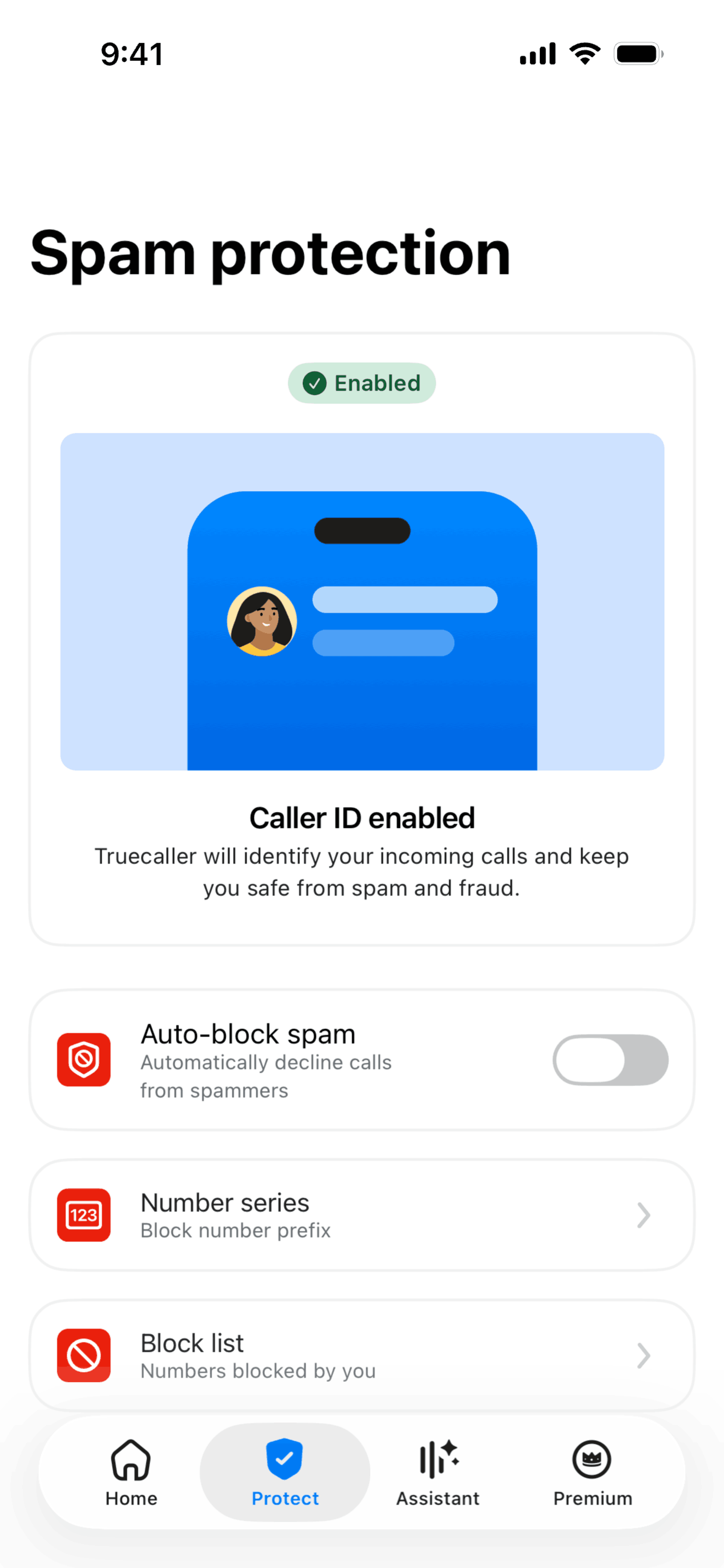 Truecaller iOS Utilities interface screenshot 18