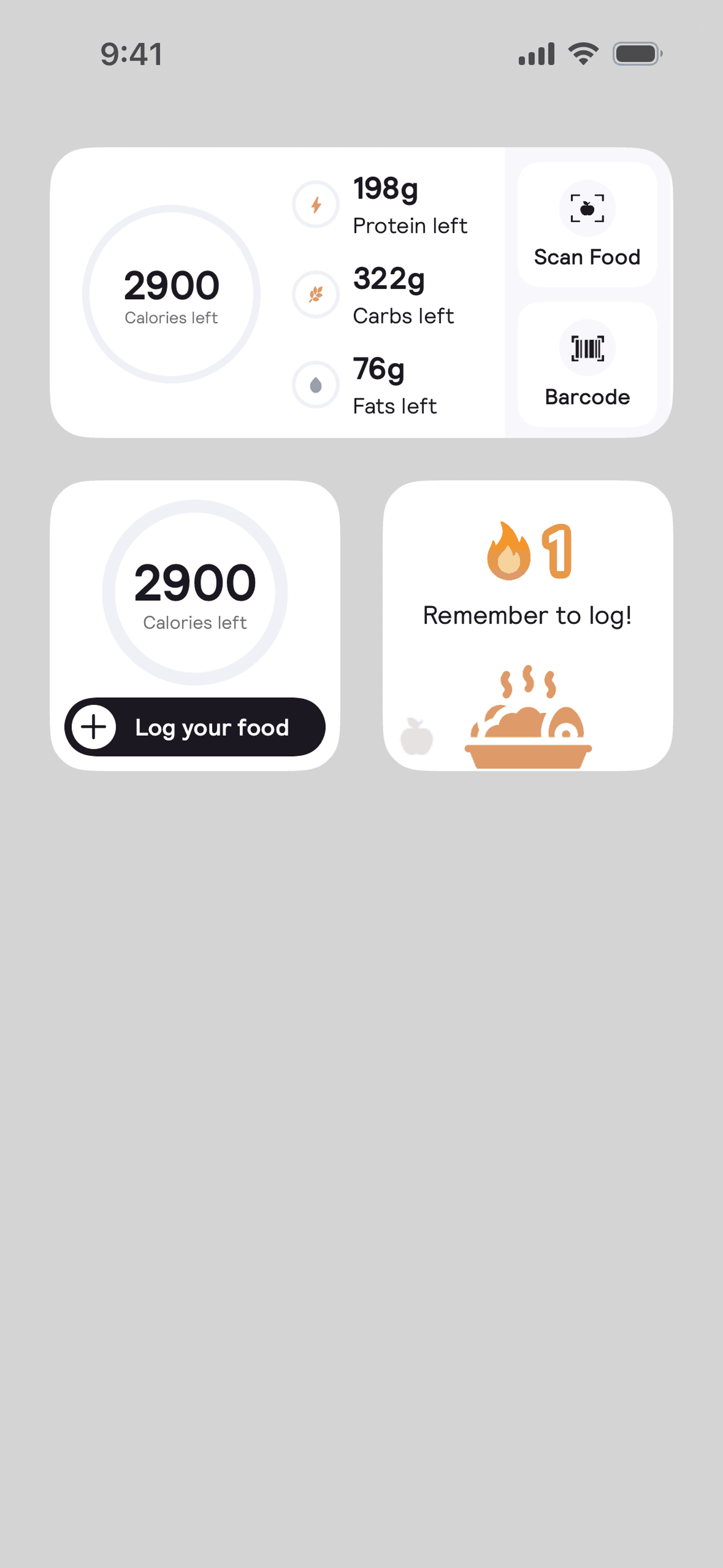Cal AI iOS AI interface screenshot 4