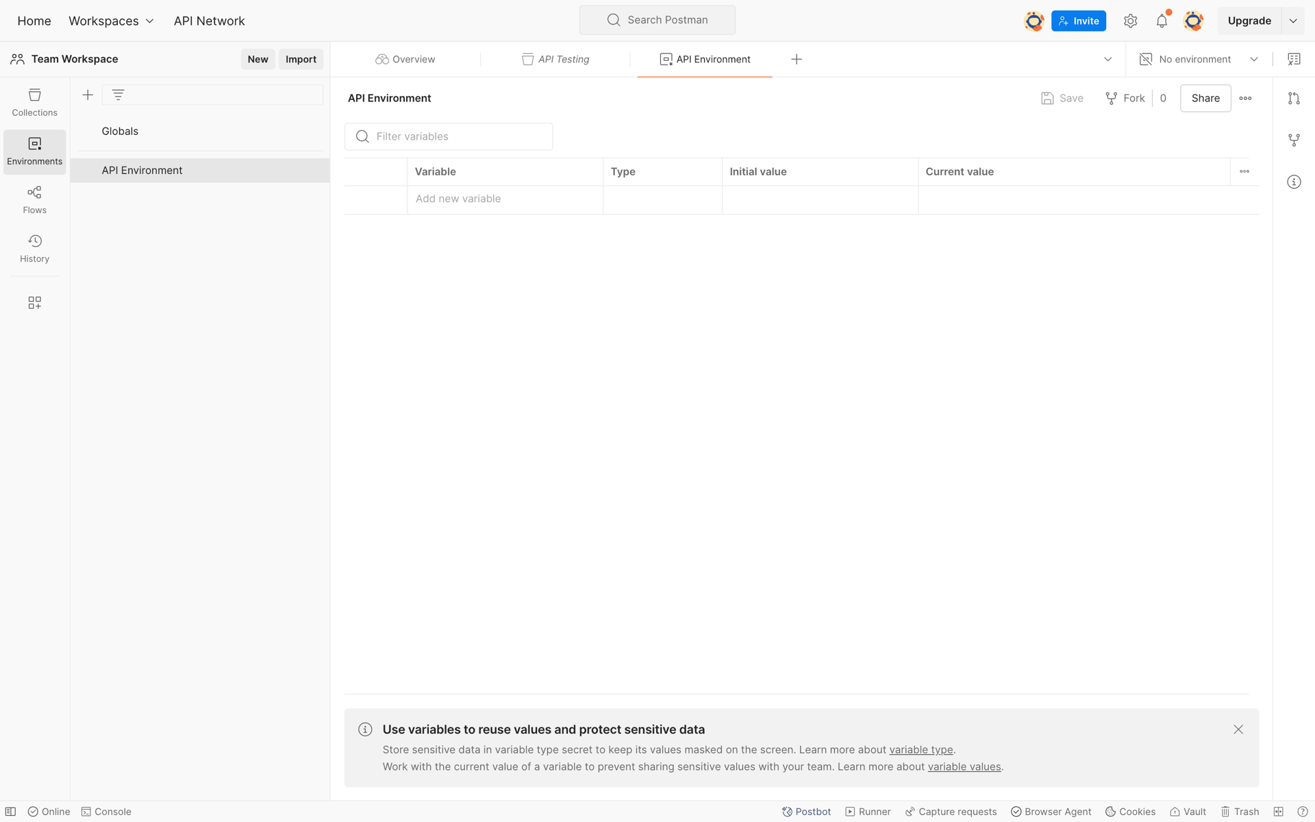 Postman Web Developer Tools interface screenshot 10