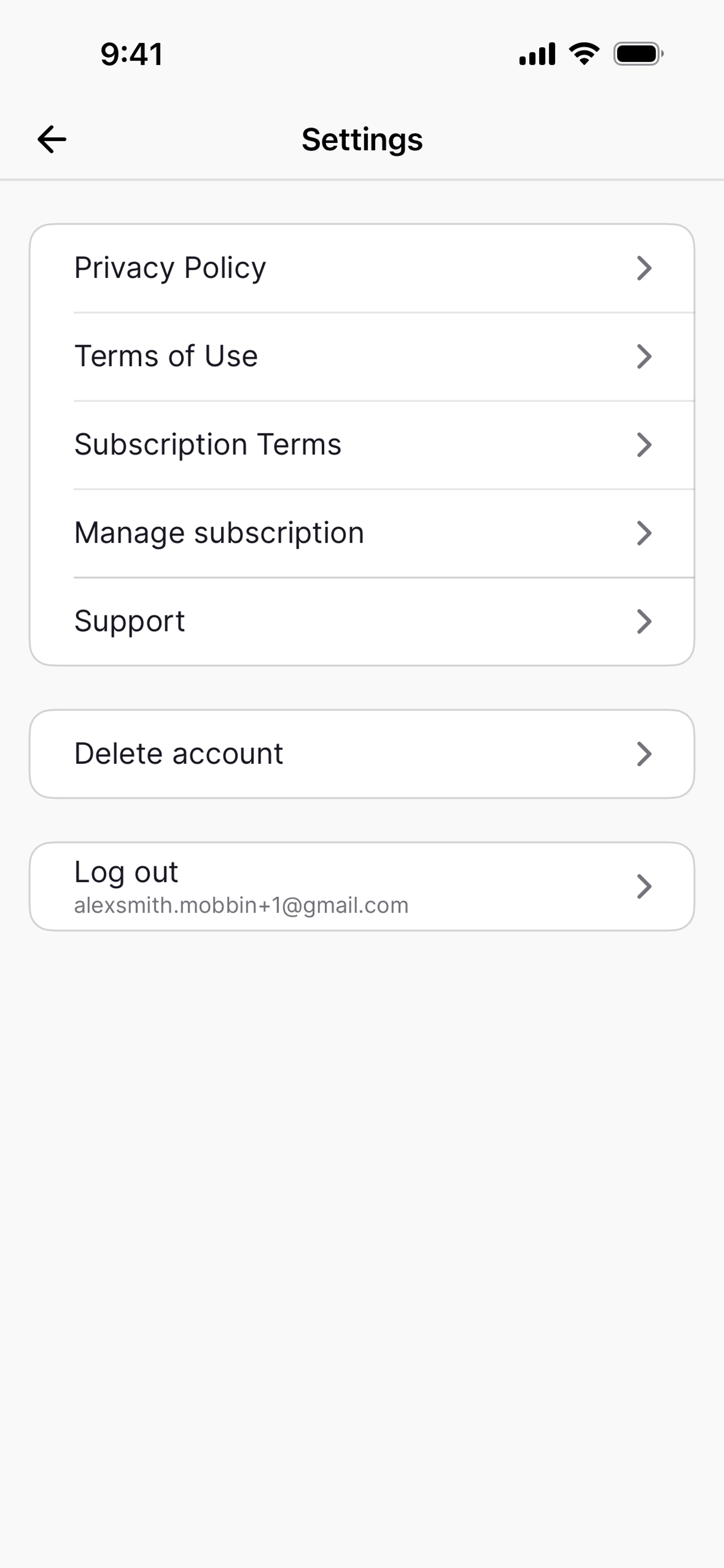 Nibble iOS quiz interface screenshot 11