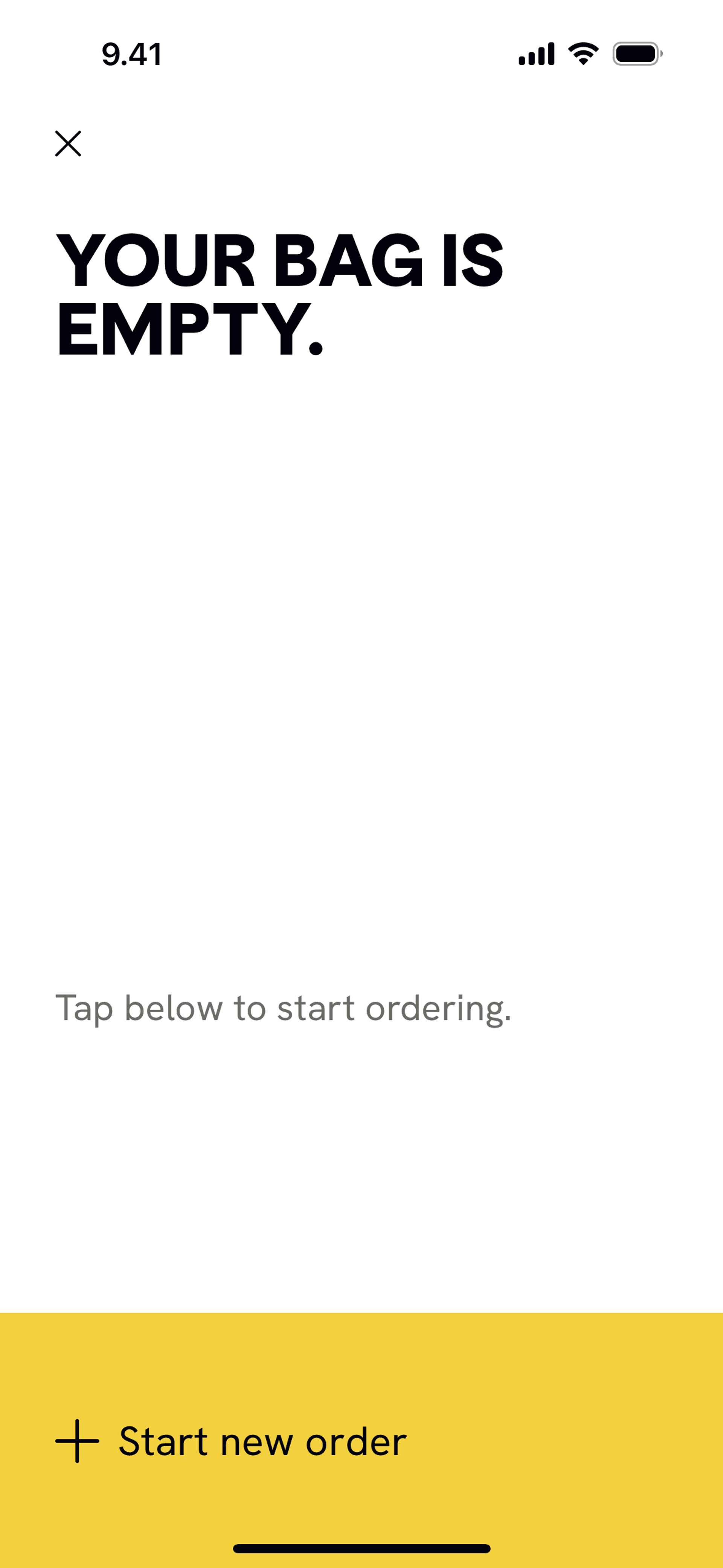 CAVA iOS Food & Drink interface screenshot 20