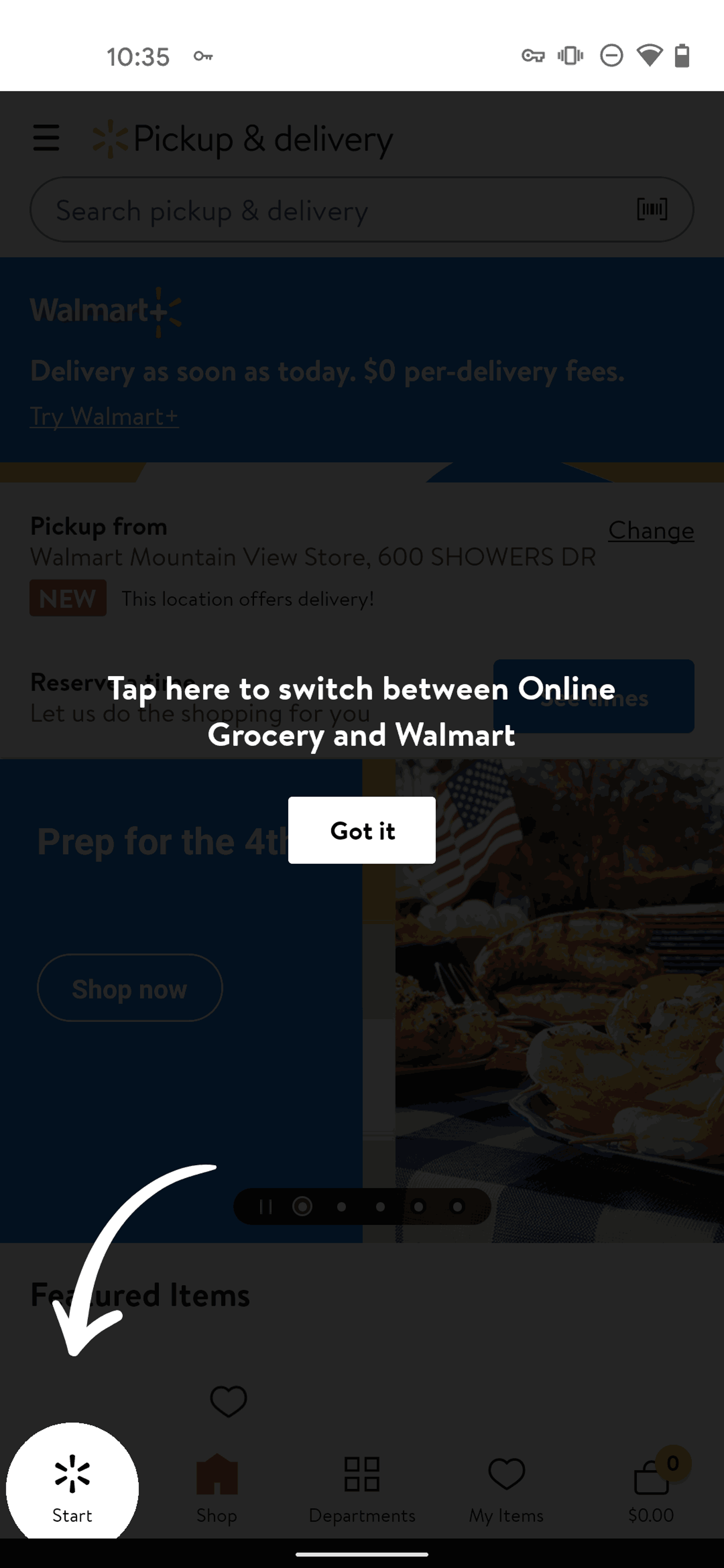 Walmart Android Shopping interface screenshot 6