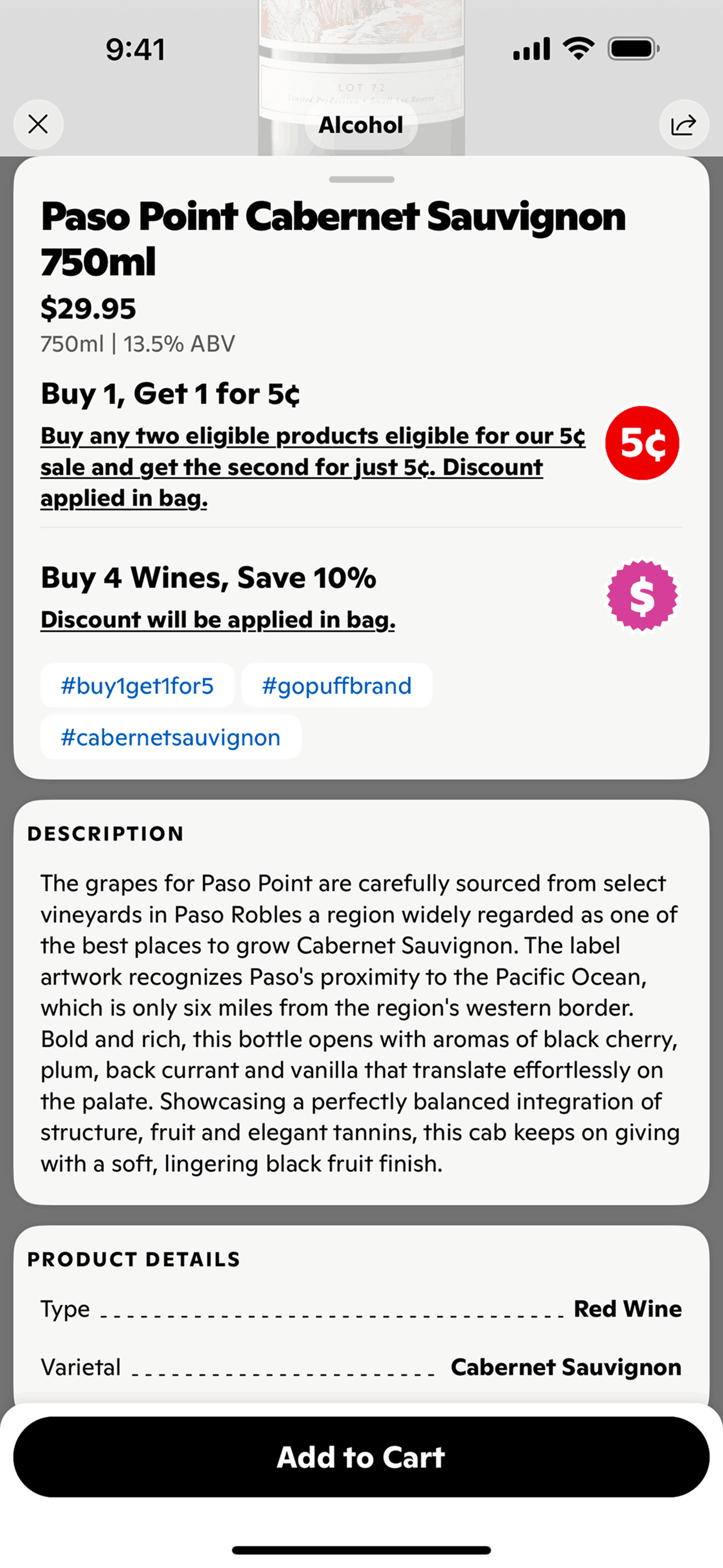 Gopuff iOS Shopping interface screenshot 4