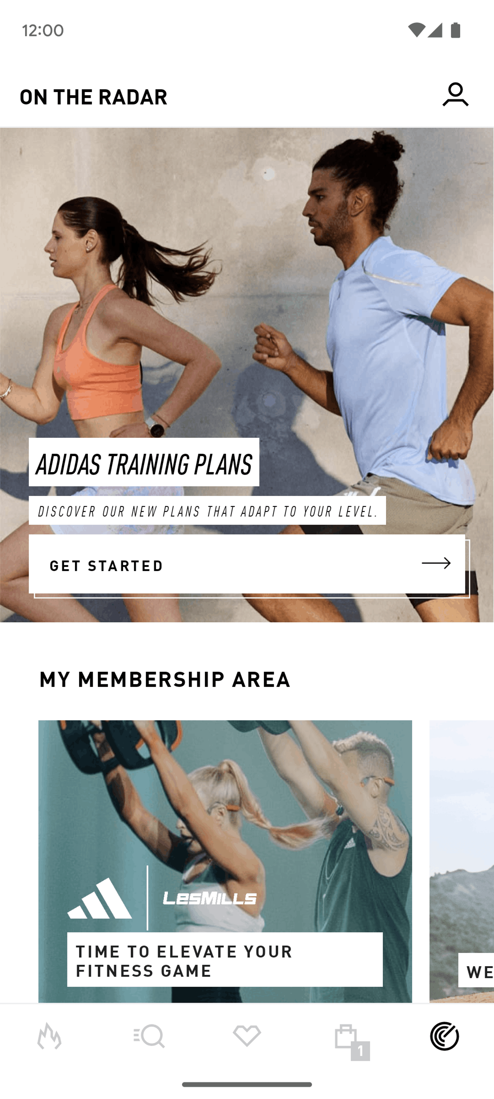 adidas Android Shopping interface screenshot 17