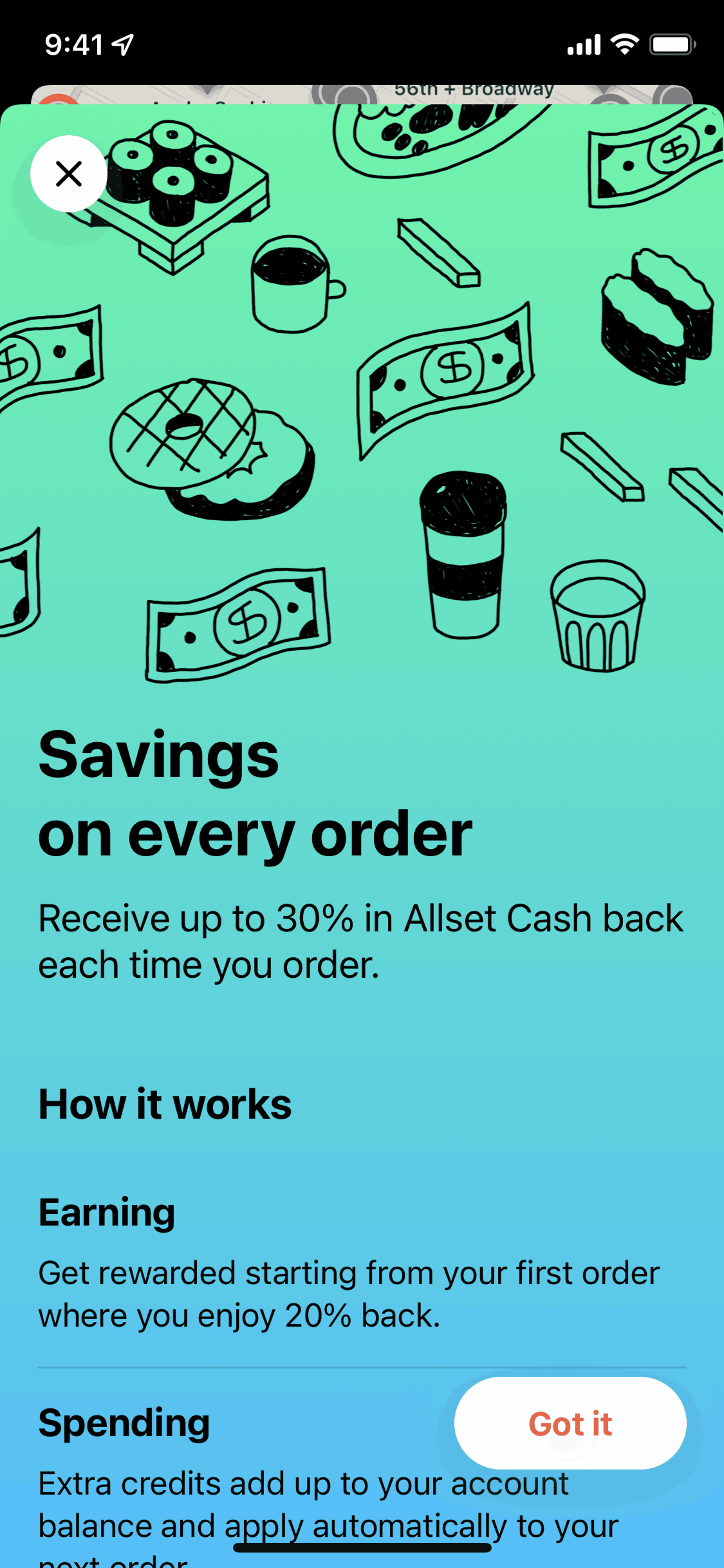 Allset iOS Food & Drink interface screenshot 23