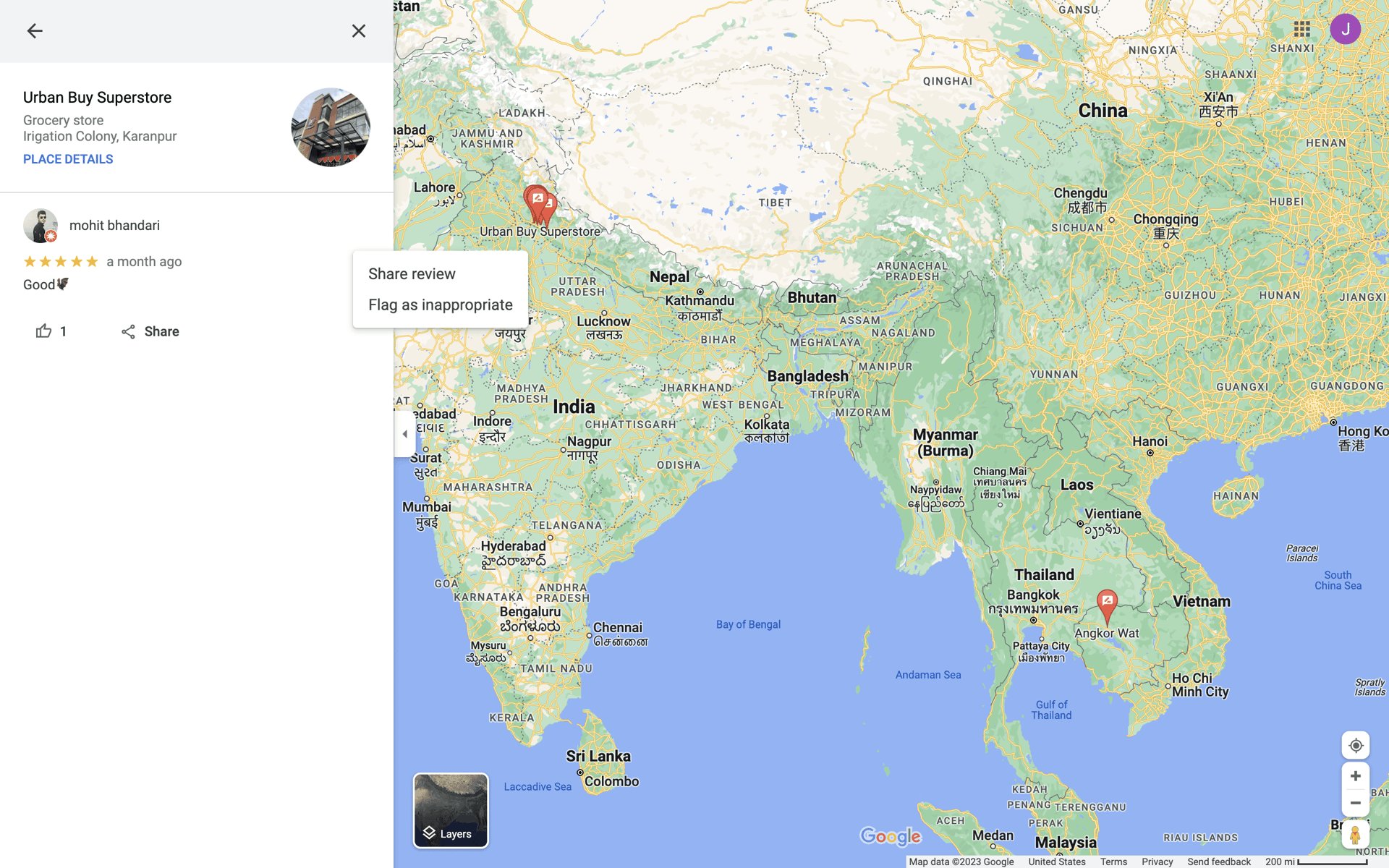 Google Maps Web Maps & Navigation interface screenshot 21
