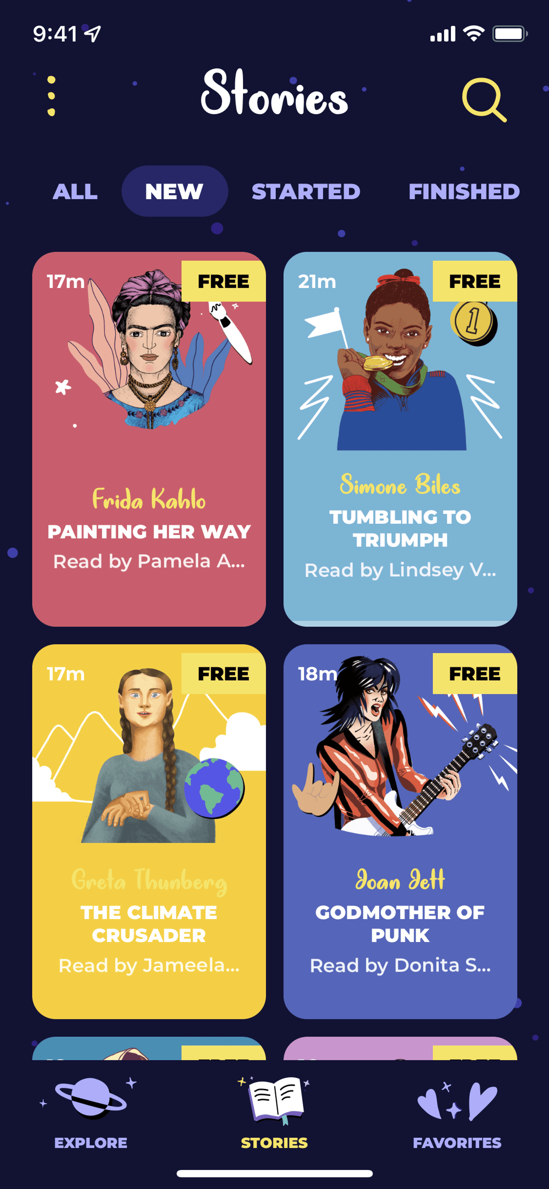 Rebel Girls iOS Lifestyle interface screenshot 19