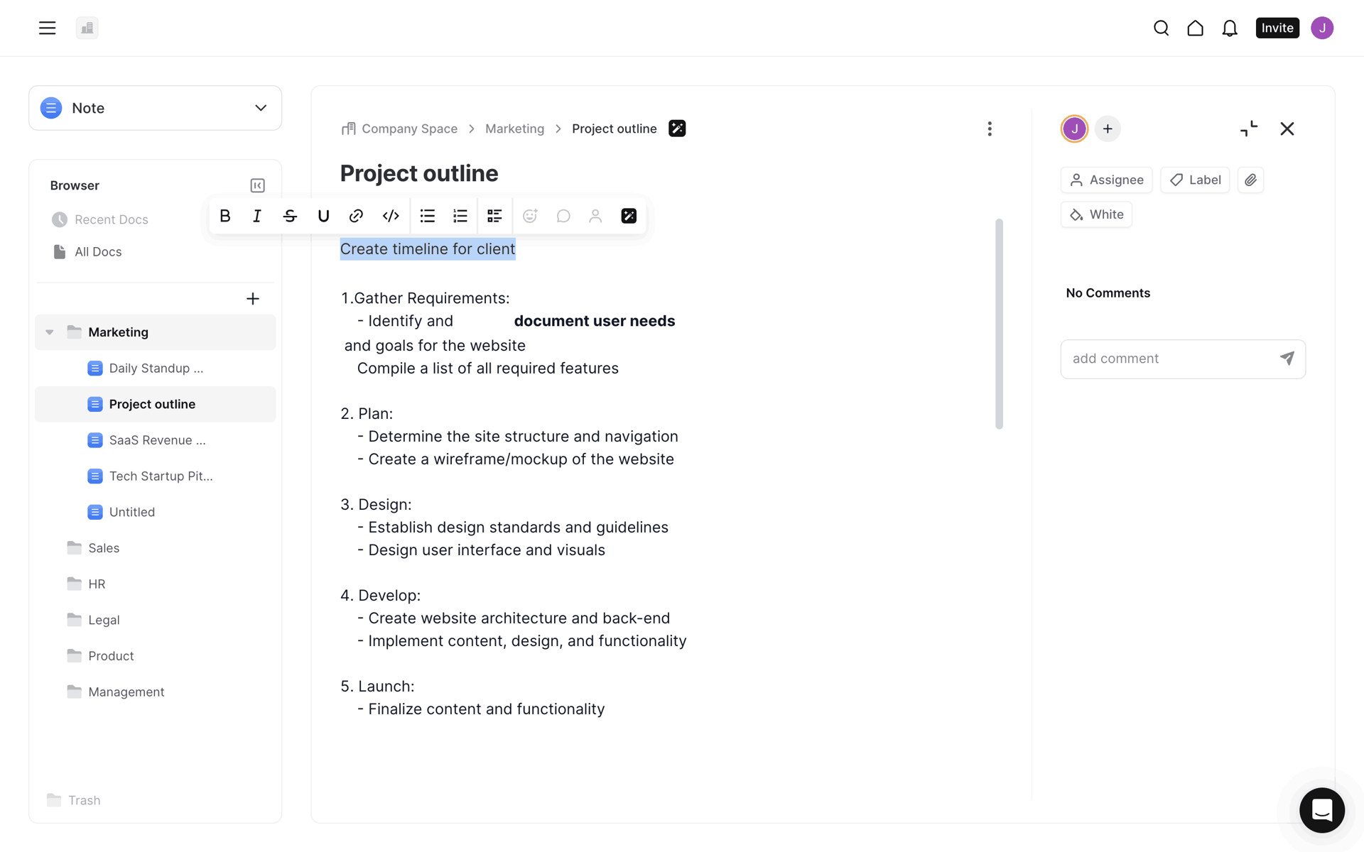 Frame Web AI interface screenshot 10