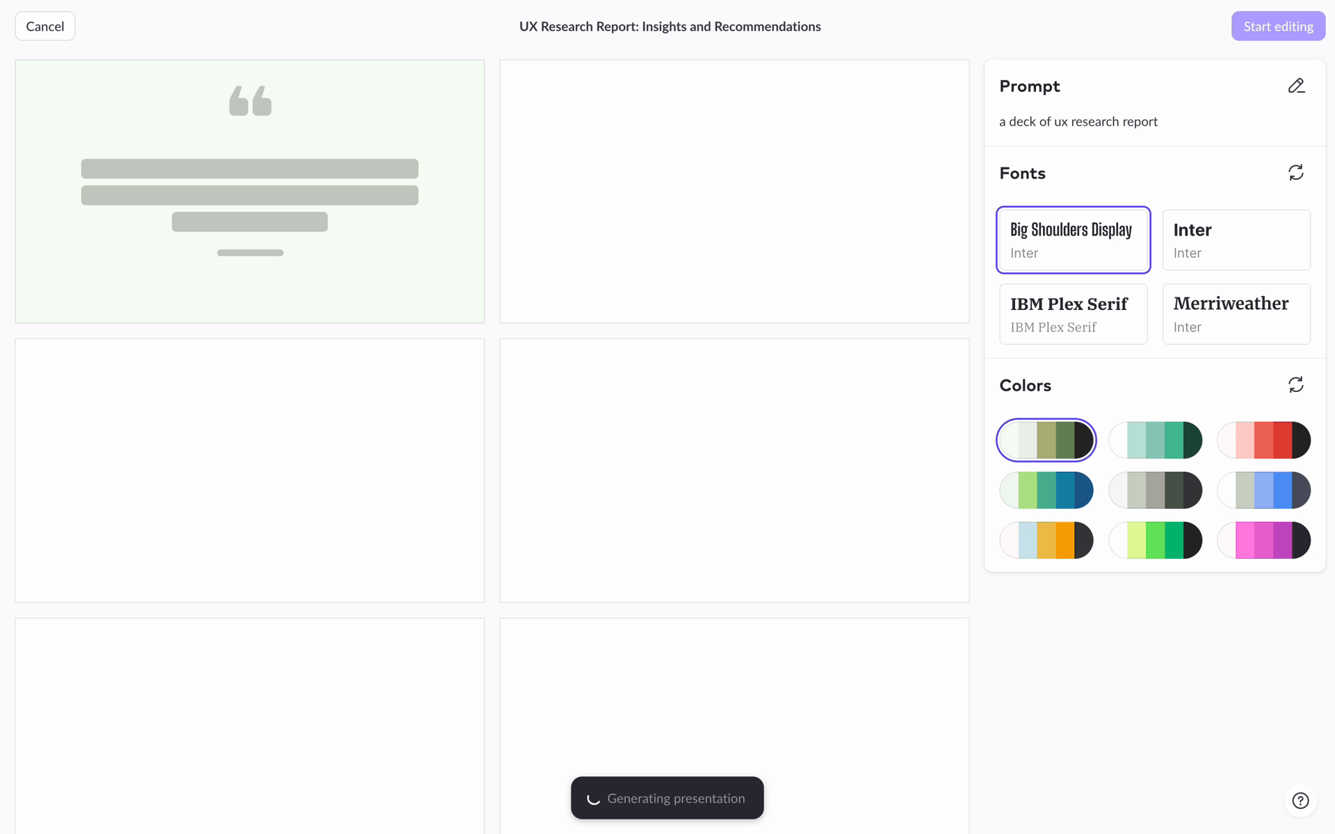Pitch Web Collaboration interface screenshot 5