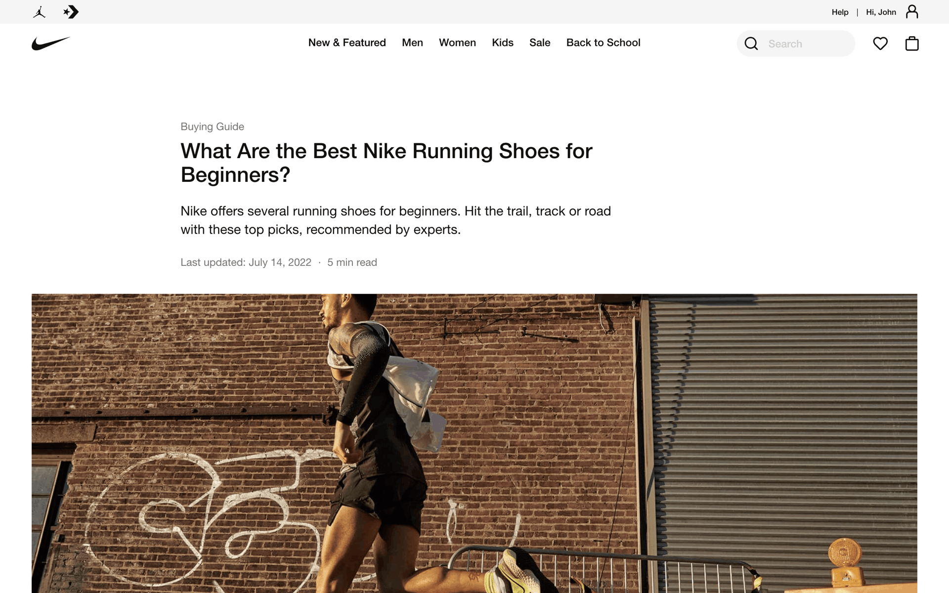 Nike Web Shopping interface screenshot 23