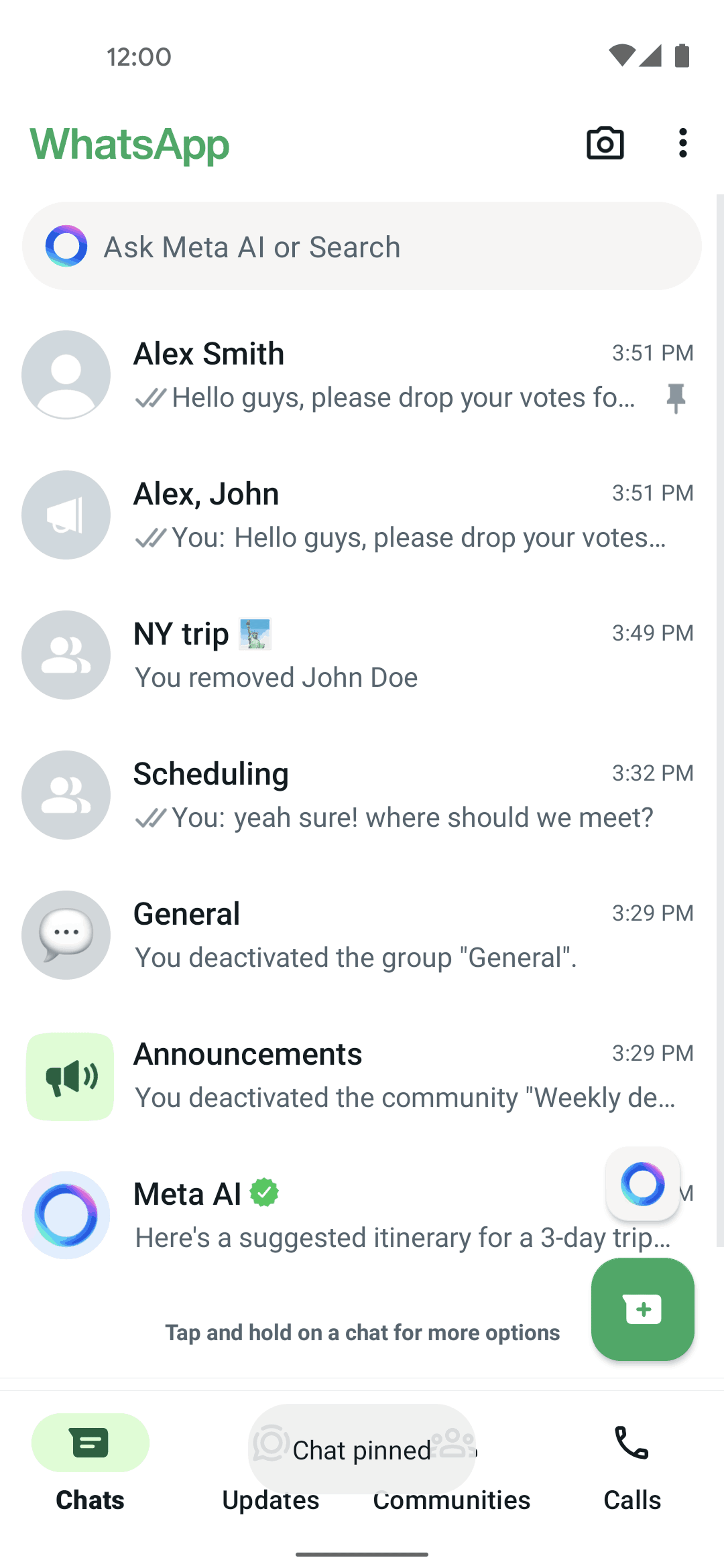 WhatsApp Android Social Networking interface screenshot 24