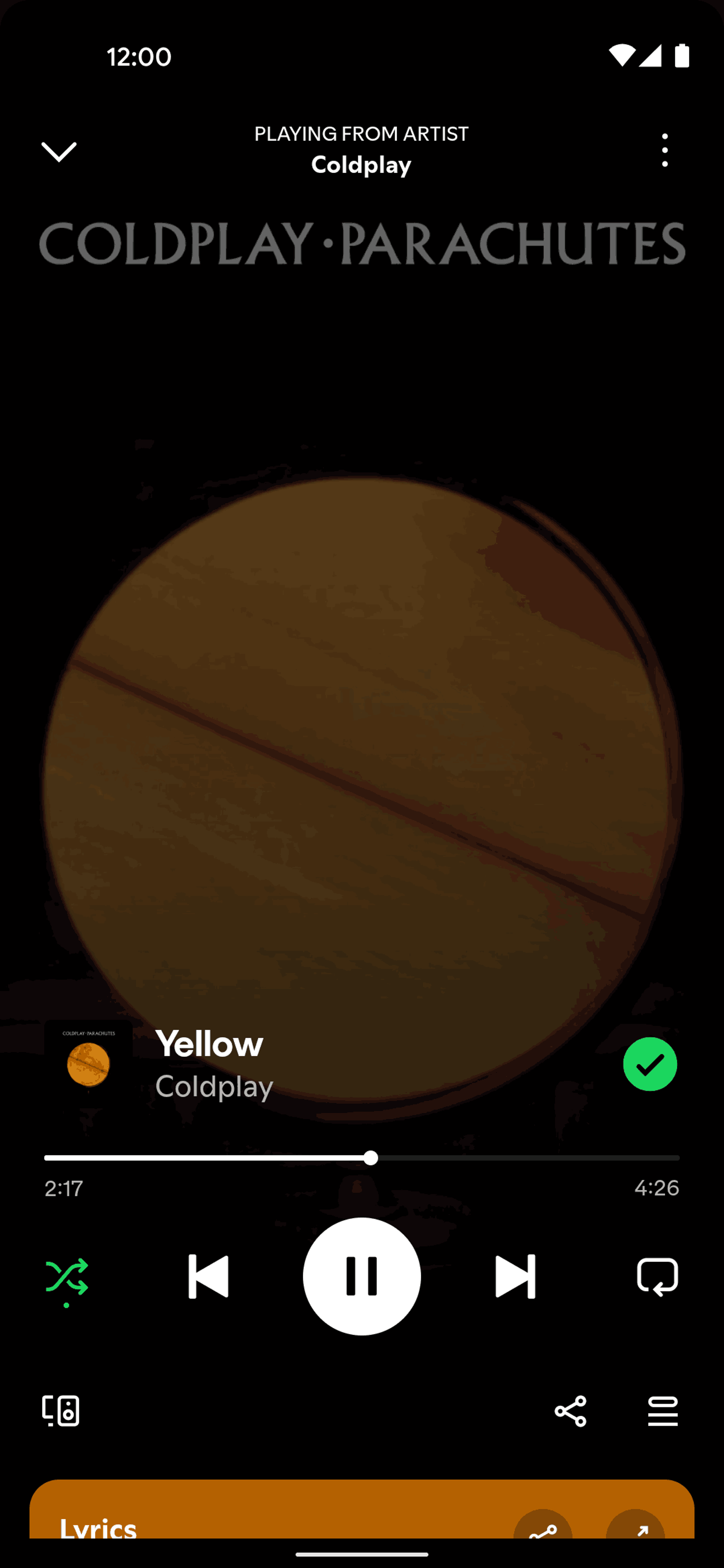 Spotify Android Music & Audio interface screenshot 24