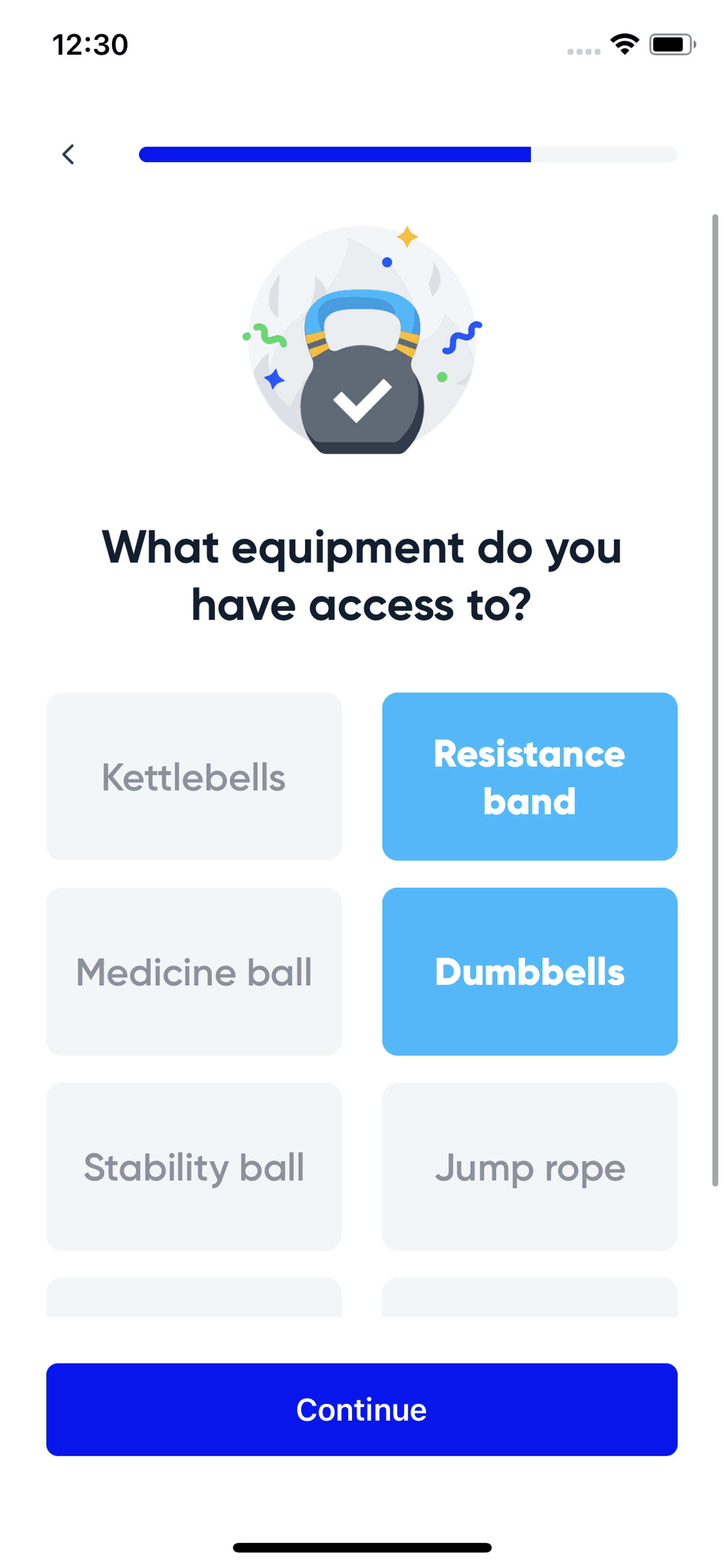 Aaptiv iOS Health & Fitness interface screenshot 16